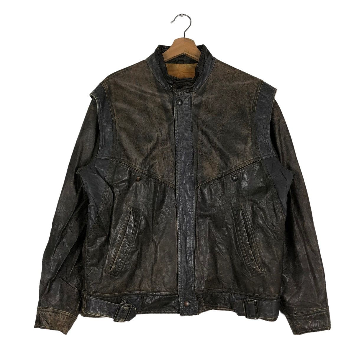 Japanese Brand 🔥VTG BONDAGE PARACHUTE BIKER JACKET GRANVALTA ISSEY MIYAKE Size US M / EU 48-50 / 2 - 1 Thumbnail