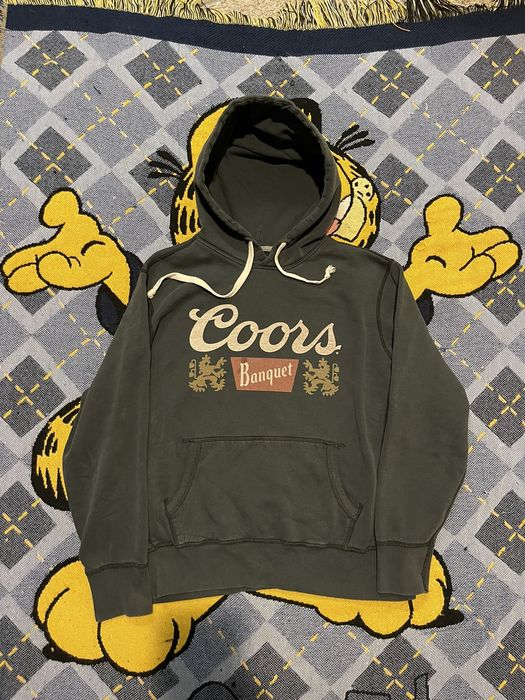 Yellow coors banquet discount hoodie