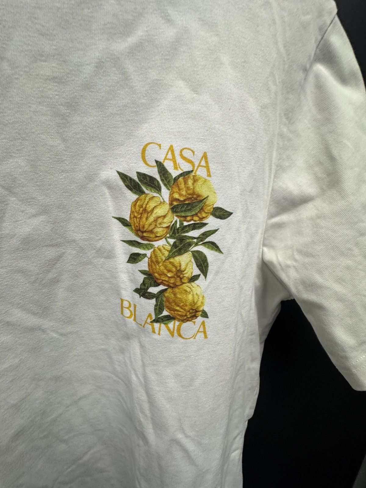 Casablanca Casablanca Yuzu Print T-Shirt White Size US L / EU 52-54 / 3 - 3 Thumbnail