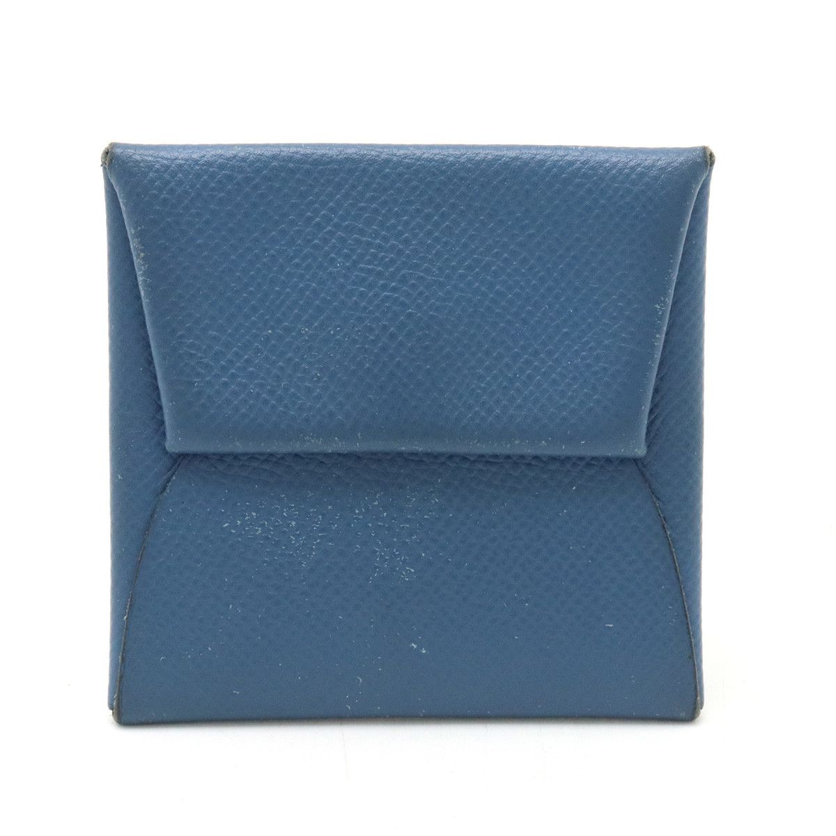 Hermes Hermes Hermes Bastia Coin Case Leather Blue Leather Coin Case in Very Good Condition Size ONE SIZE - 1 Thumbnail