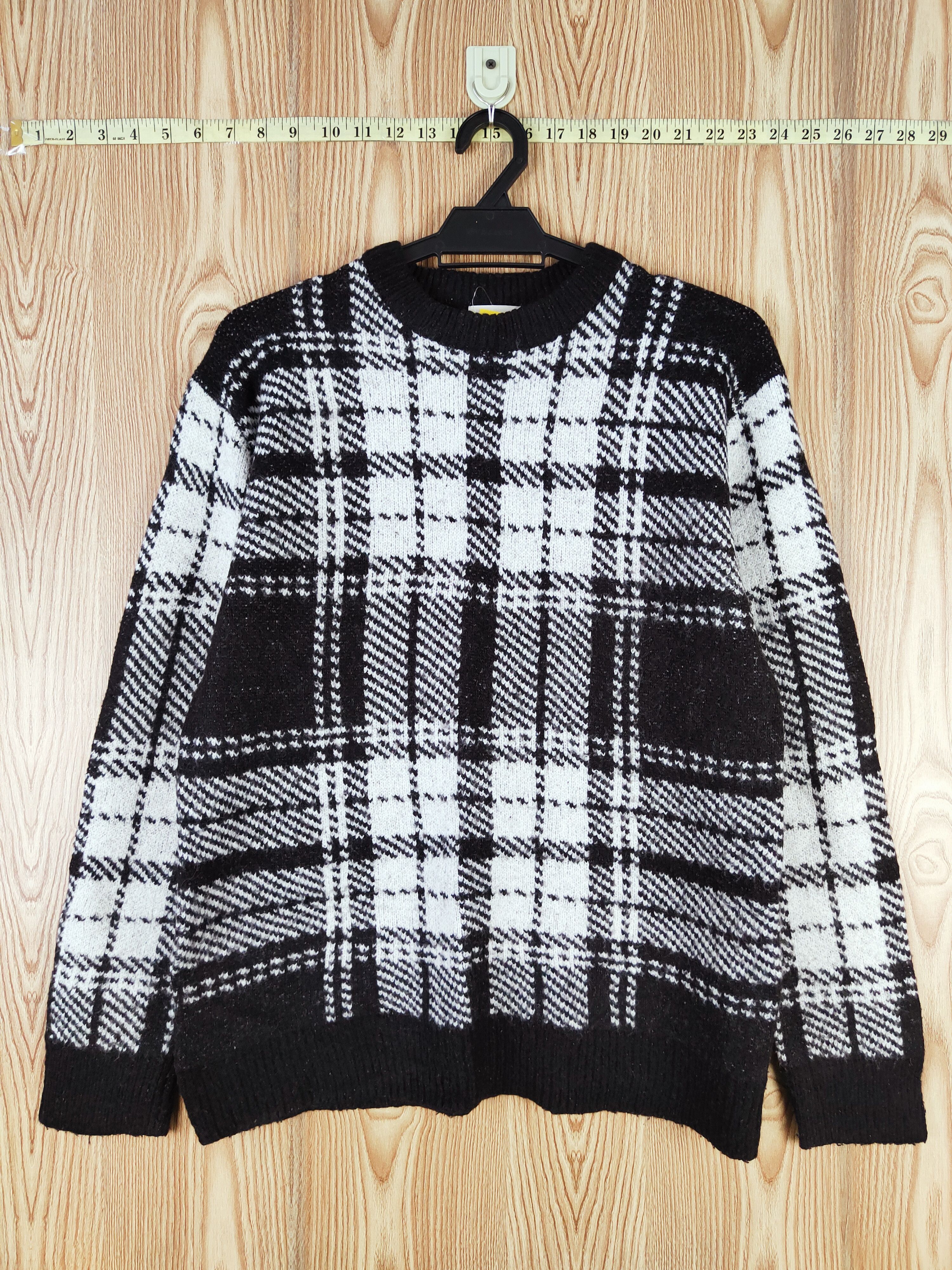 GU × Japanese Brand Gu Black White Knitwear Sweatshirts #W364 Size US S / EU 44-46 / 1 - 1 Thumbnail