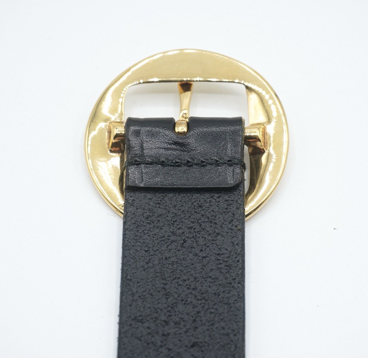 Saint Laurent Paris SAINT LAURENT By HEDI SLIMANE F/W 2016 Circle Belt 85 Size 32 - 4 Thumbnail