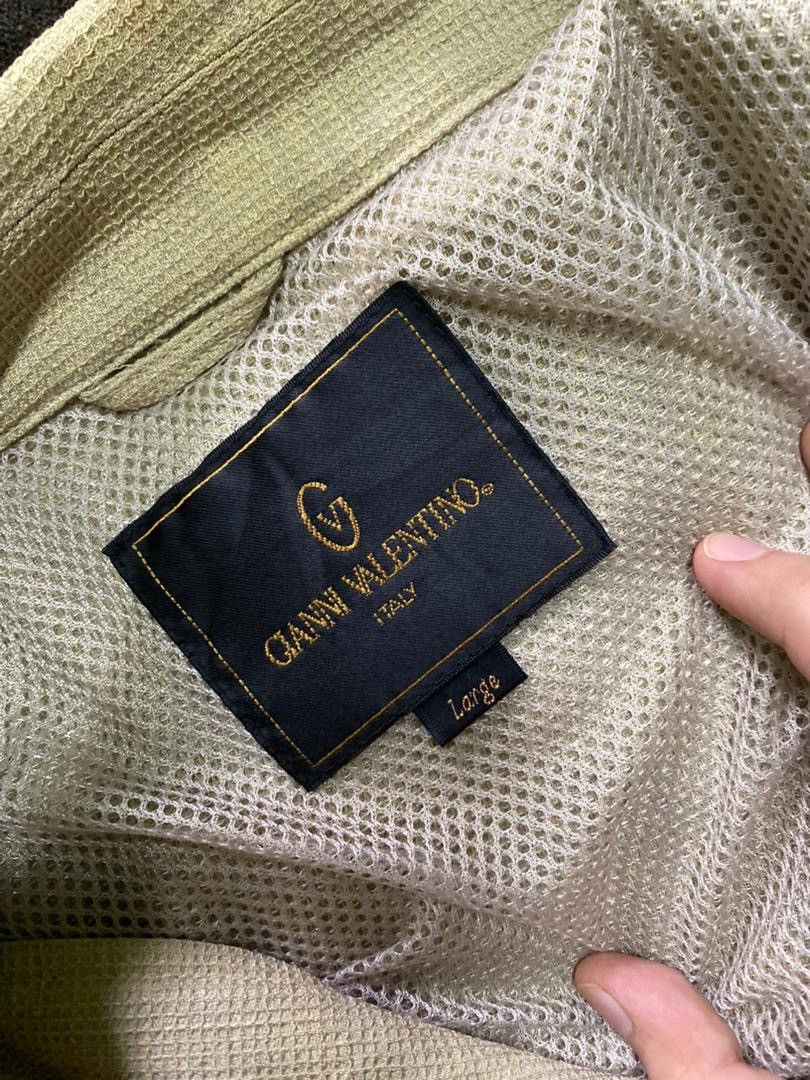 Gianni Valentino Vintage Giani Valentino Mesh-Lined Bomber Jacket – Size L Size US L / EU 52-54 / 3 - 3 Thumbnail