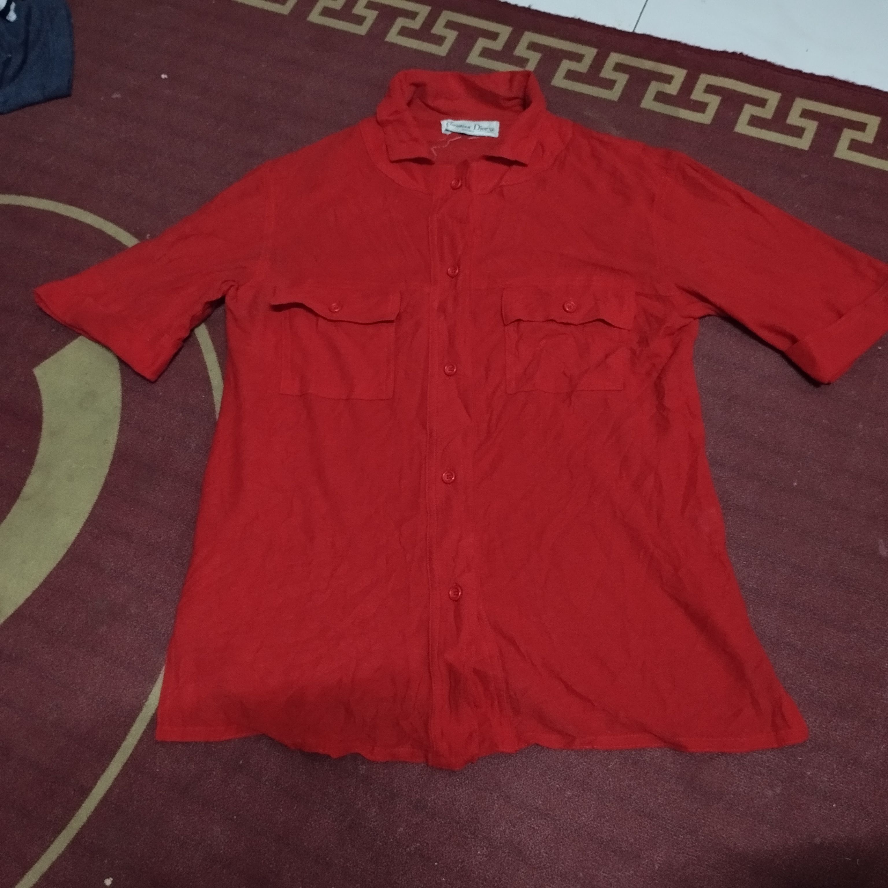 Christian Dior Monsieur Christian Dior Sports Button Collar Shirt Size M / US 6-8 / IT 42-44 - 1 Thumbnail