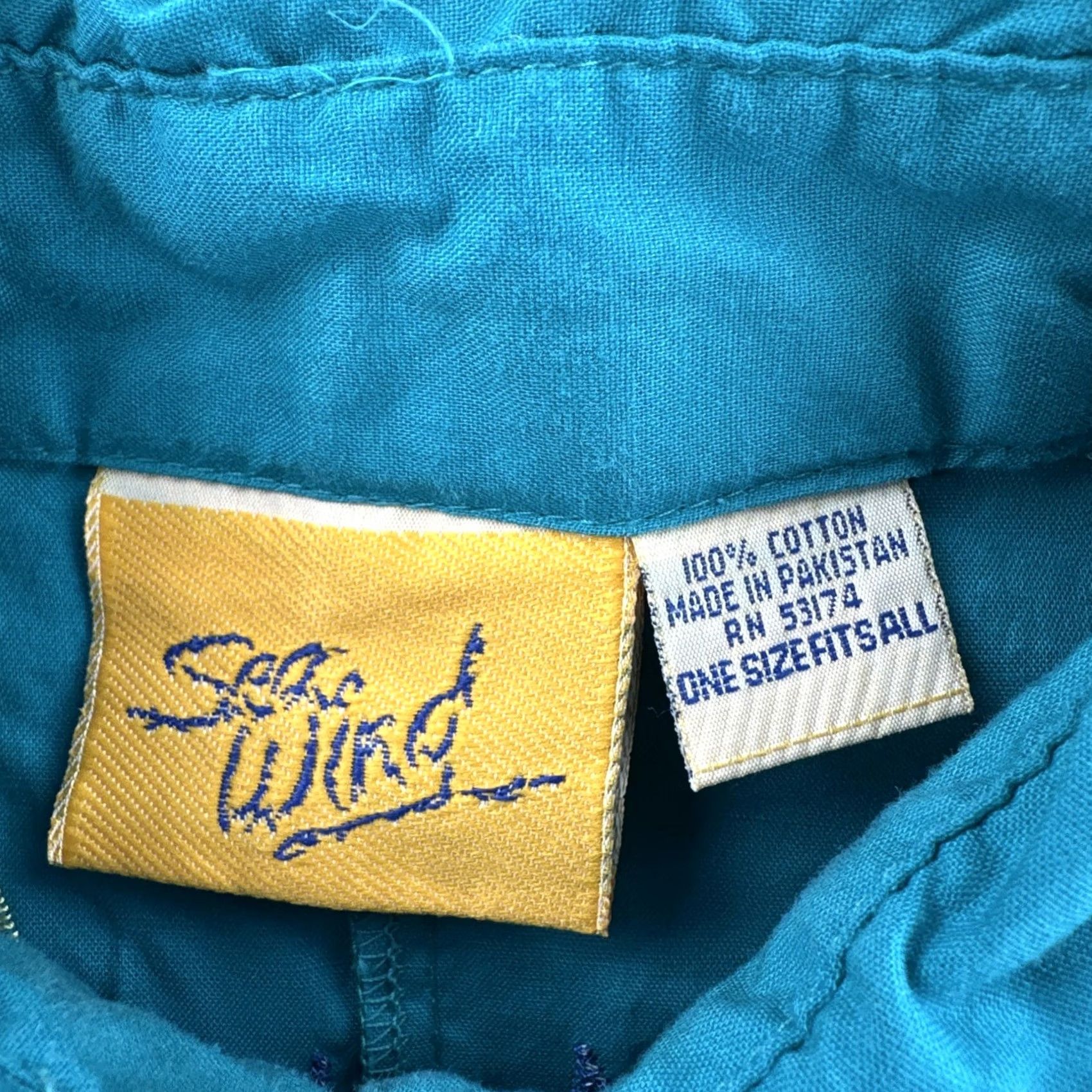 Vintage VINTAGE Sea Wing Shirt Womens One Size Fits All Green Embroidered Pocketed Button Up Shirt L Green Womens Size L / US 10 / IT 46 - 6 Thumbnail