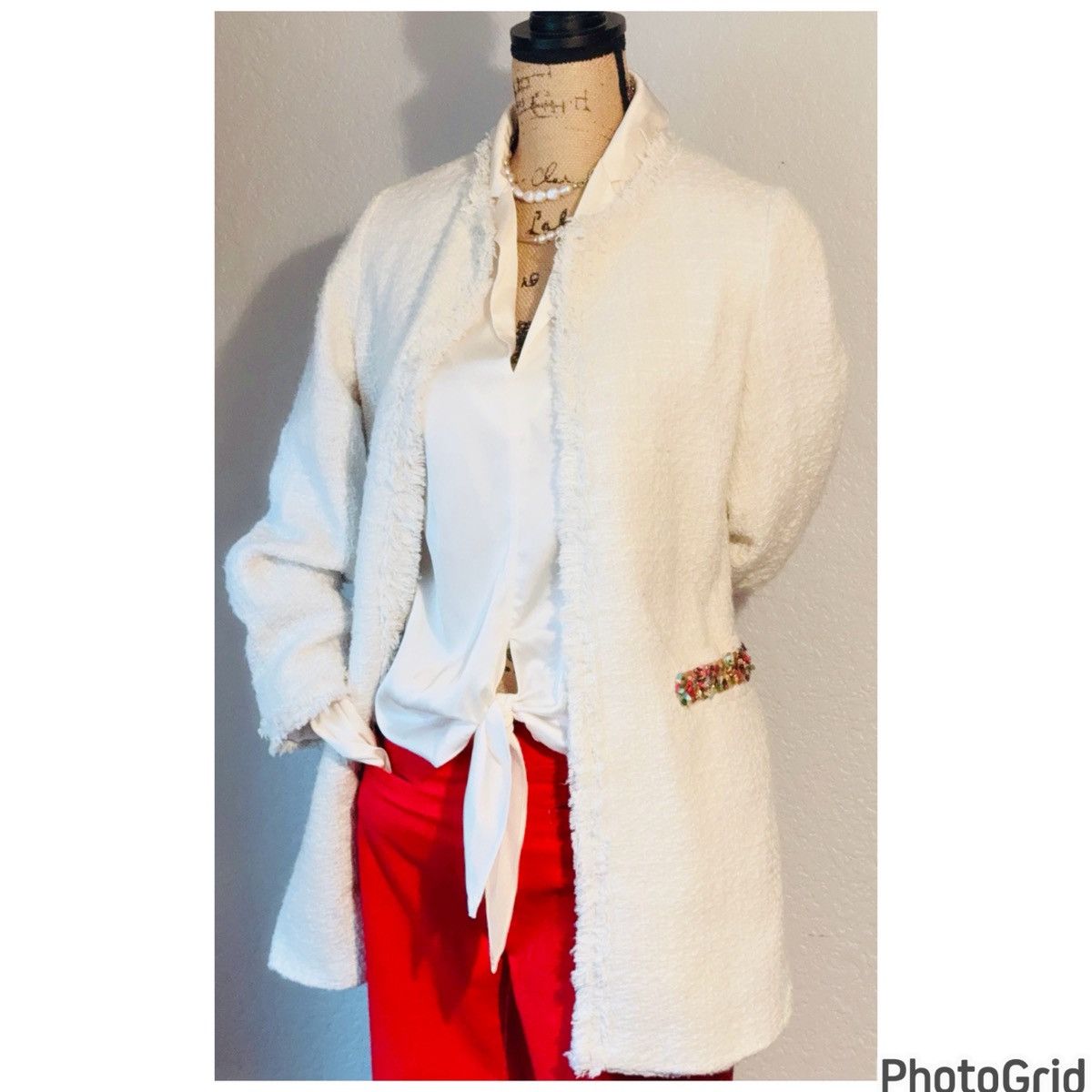 Zara Zara Beads Detailed Jacket Coat Size S / US 4 / IT 40 - 3 Thumbnail