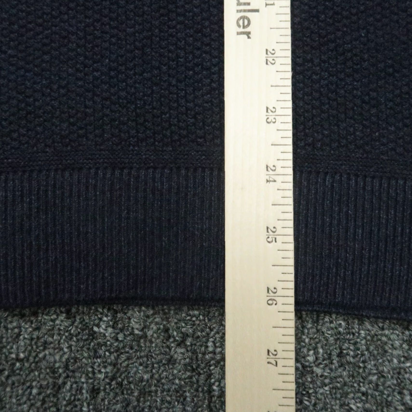 Lululemon Lululemon Sweater Men M Blue Textured Waffle Knit Crew Pullover Long Sleeve Shirt Size US M / EU 48-50 / 2 - 6 Thumbnail