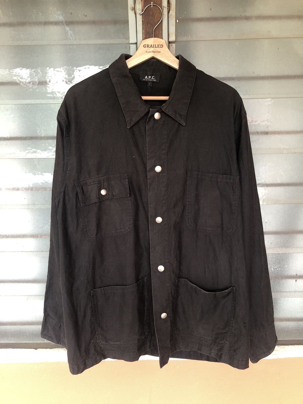 A.P.C. LTE 2007 Vintage APC FR Denim Jacket Size US M / EU 48-50 / 2 - 1 Thumbnail