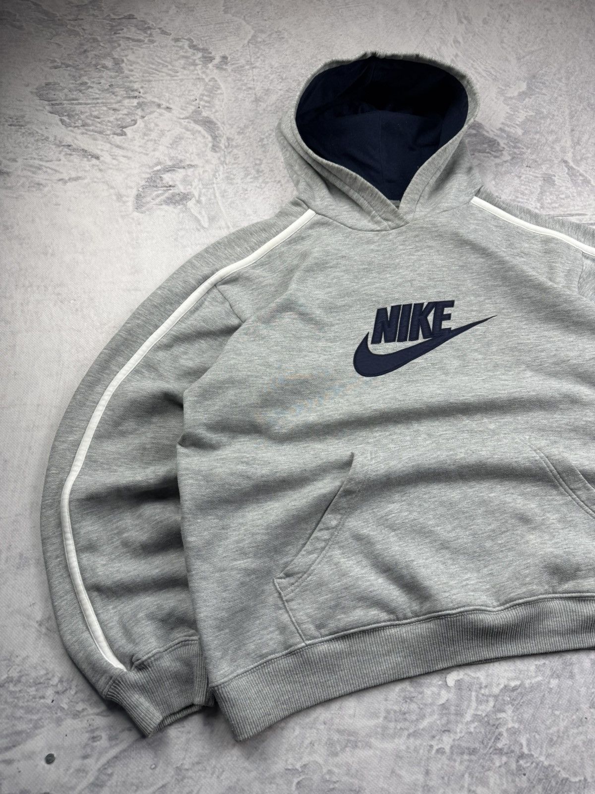 Nike × Vintage NIKE VINTAGE CENTER LOGO OVERSIZE BOXY HOODIE Size US L / EU 52-54 / 3 - 2 Thumbnail