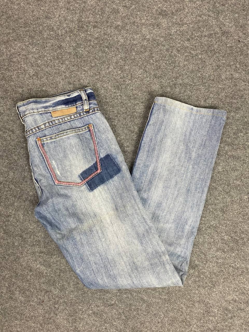 Japanese Brand japanese brand patchwork distressed denim nice design Size 30" / US 8 / IT 44 - 2 Thumbnail