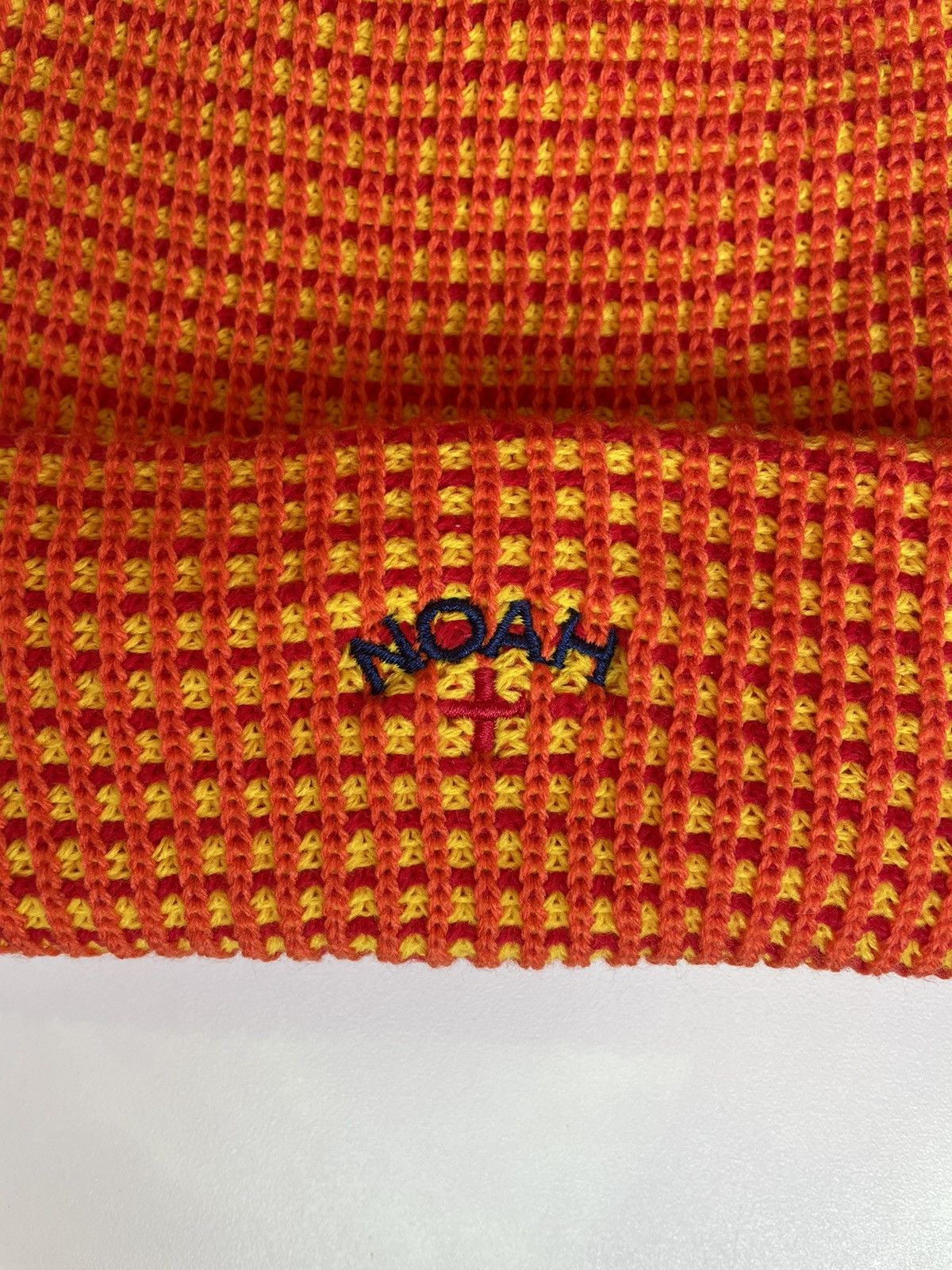 Noah NOAH FW23 Tri-Color Beanie YELLOW Size ONE SIZE - 2 Thumbnail