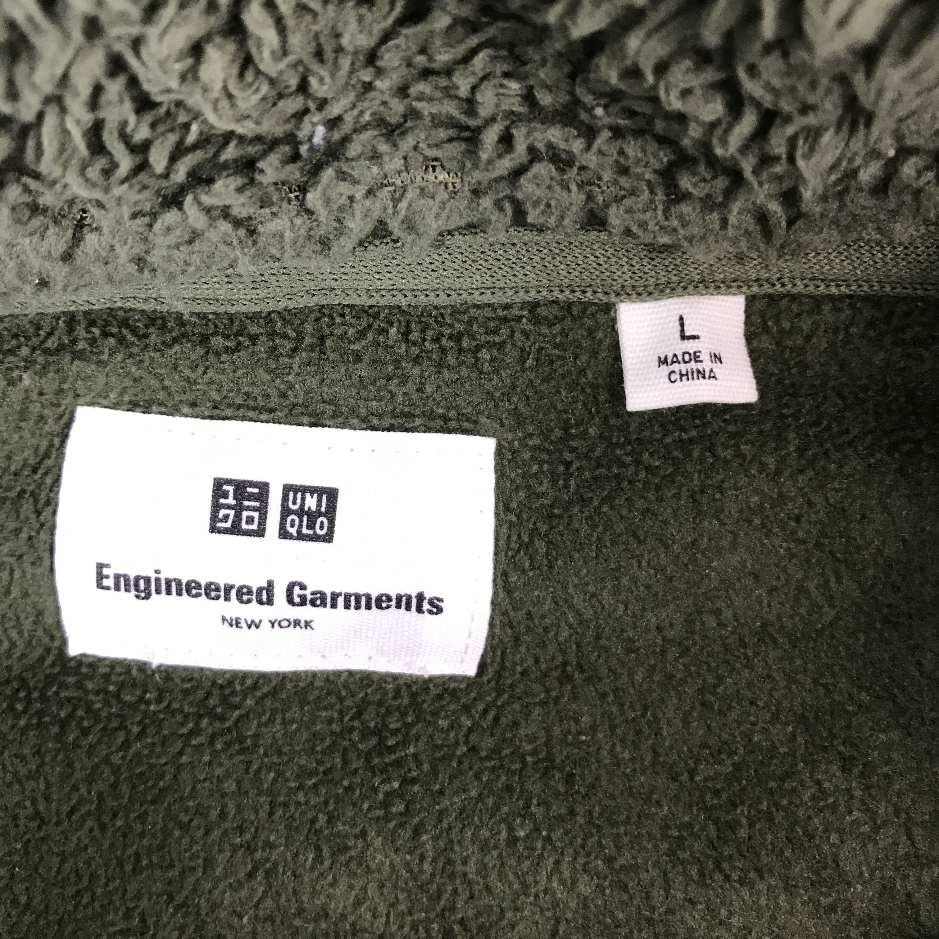 Engineered Garments × Uniqlo ENGINEERED GARMENTS X UNIQLO FLEECE JACKET Size US L / EU 52-54 / 3 - 11 Thumbnail