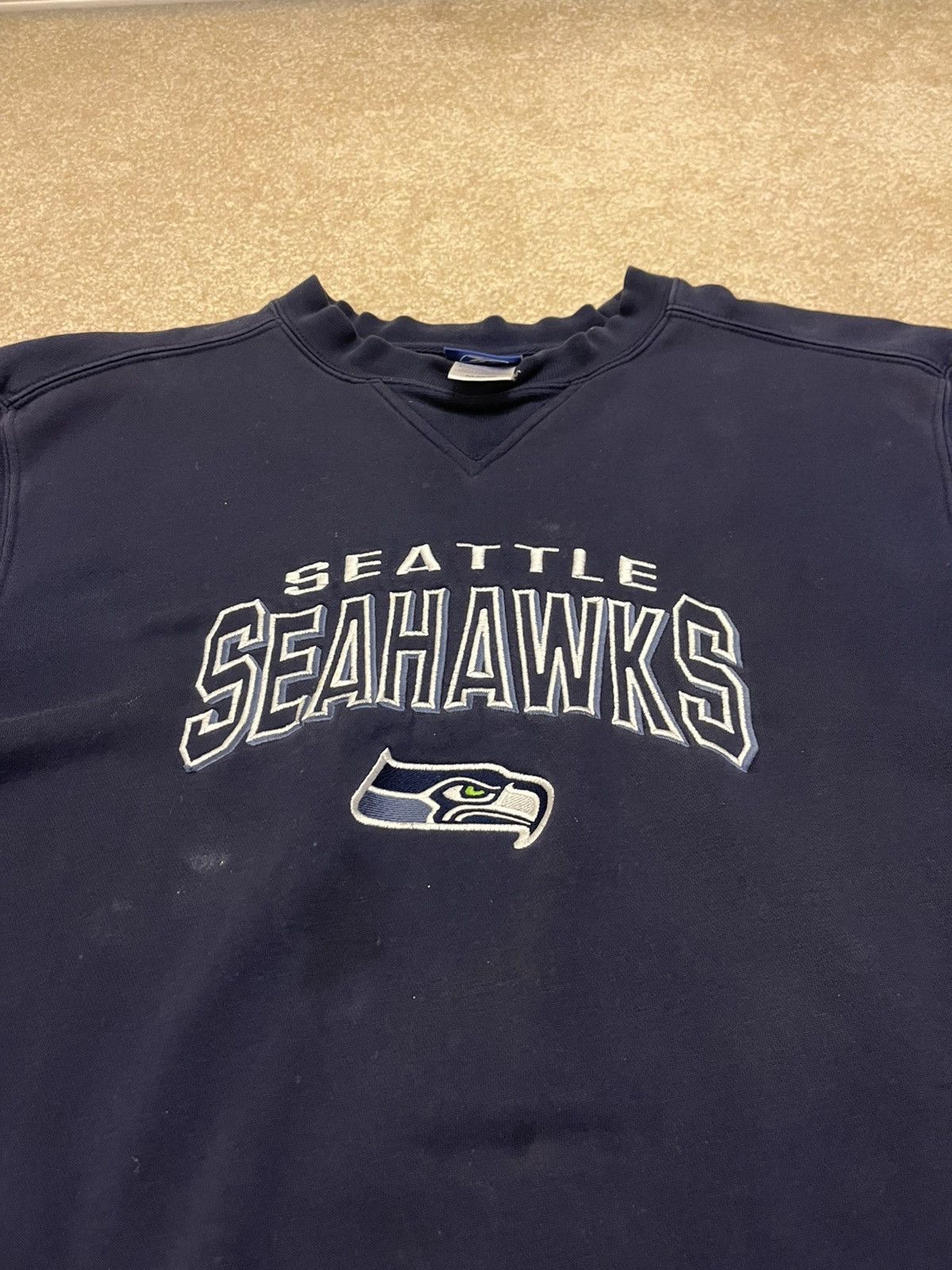 Reebok × Vintage Seattle Seahawks vintage Reebok Crewneck sweater Size US M / EU 48-50 / 2 - 3 Thumbnail
