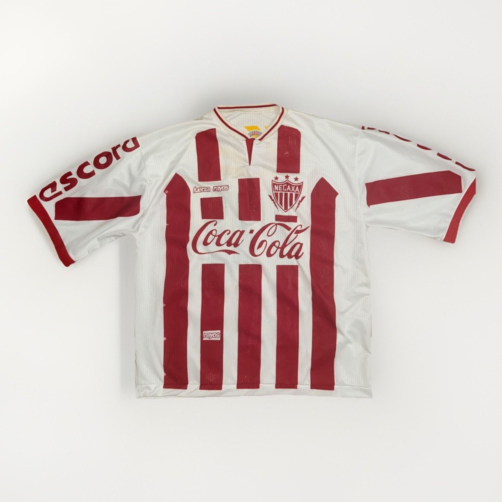 Vintage Vintage Club Necaxa Rayos Soccer Jersey Coca-Cola XXL Mexico Size US XXL / EU 58 / 5 - 1 Thumbnail