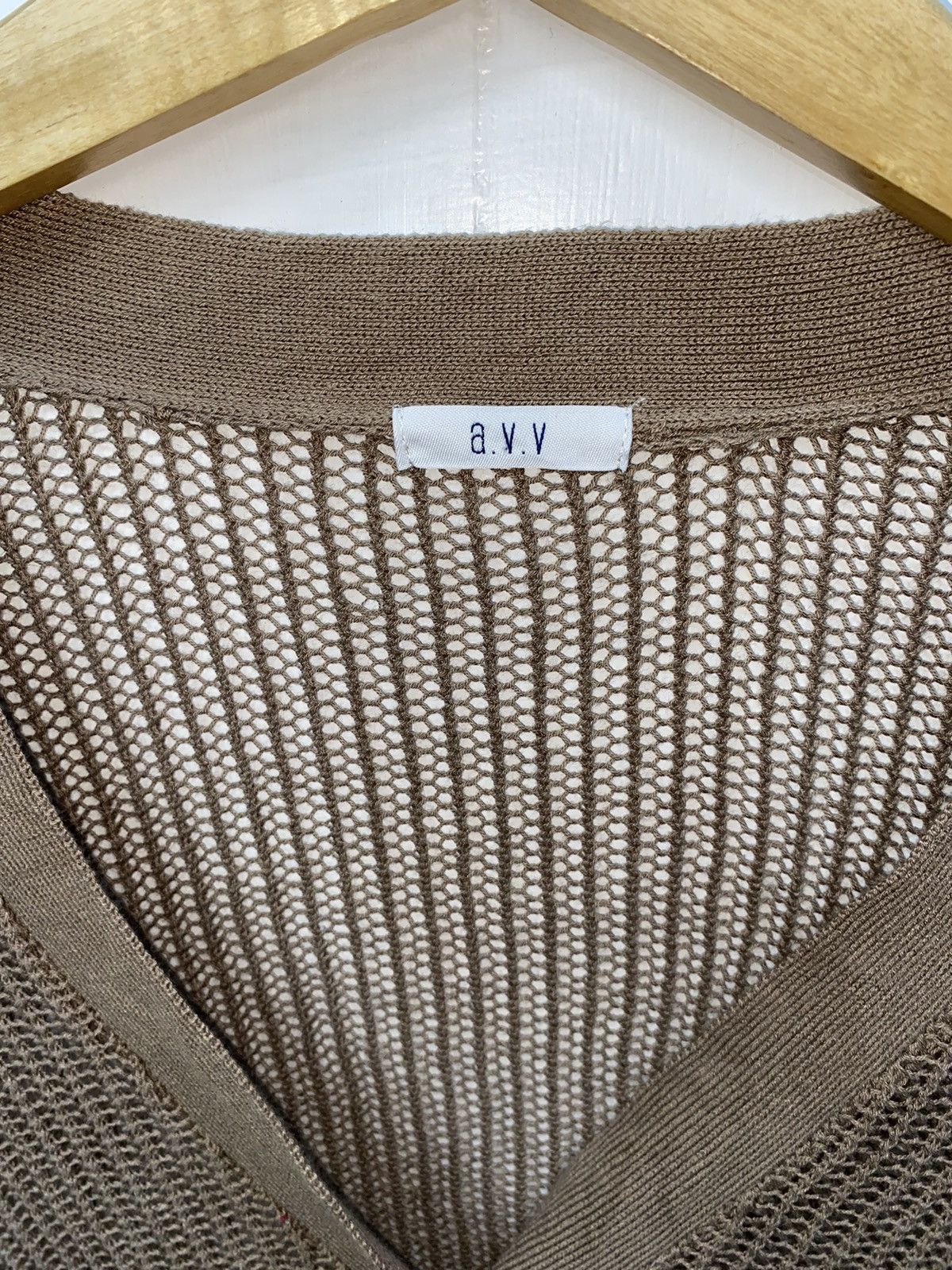 Hysteric Glamour × If Six Was Nine × Japanese Brand open knit cardigan AVV HOMME meshtop fishnet style Size US M / EU 48-50 / 2 - 3 Thumbnail