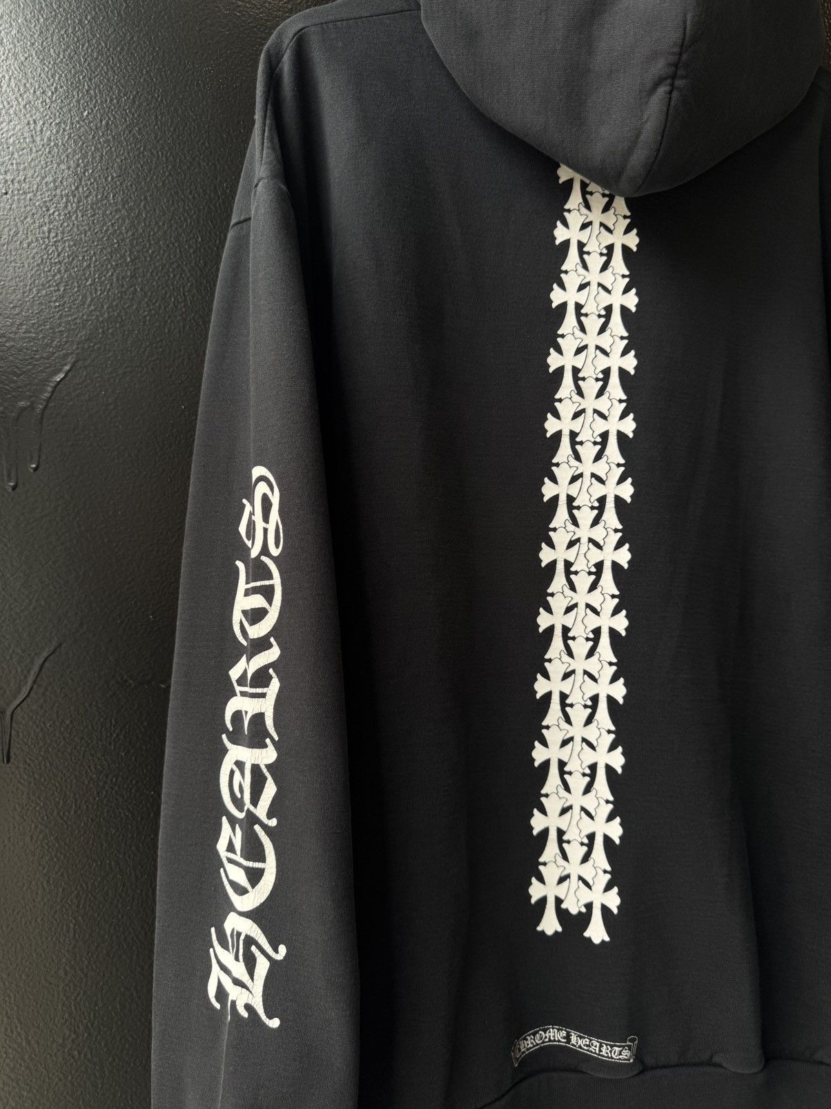Chrome Hearts Chrome Hearts Cemetery Cross Tire Tracks Hoodie Size US XL / EU 56 / 4 - 3 Thumbnail