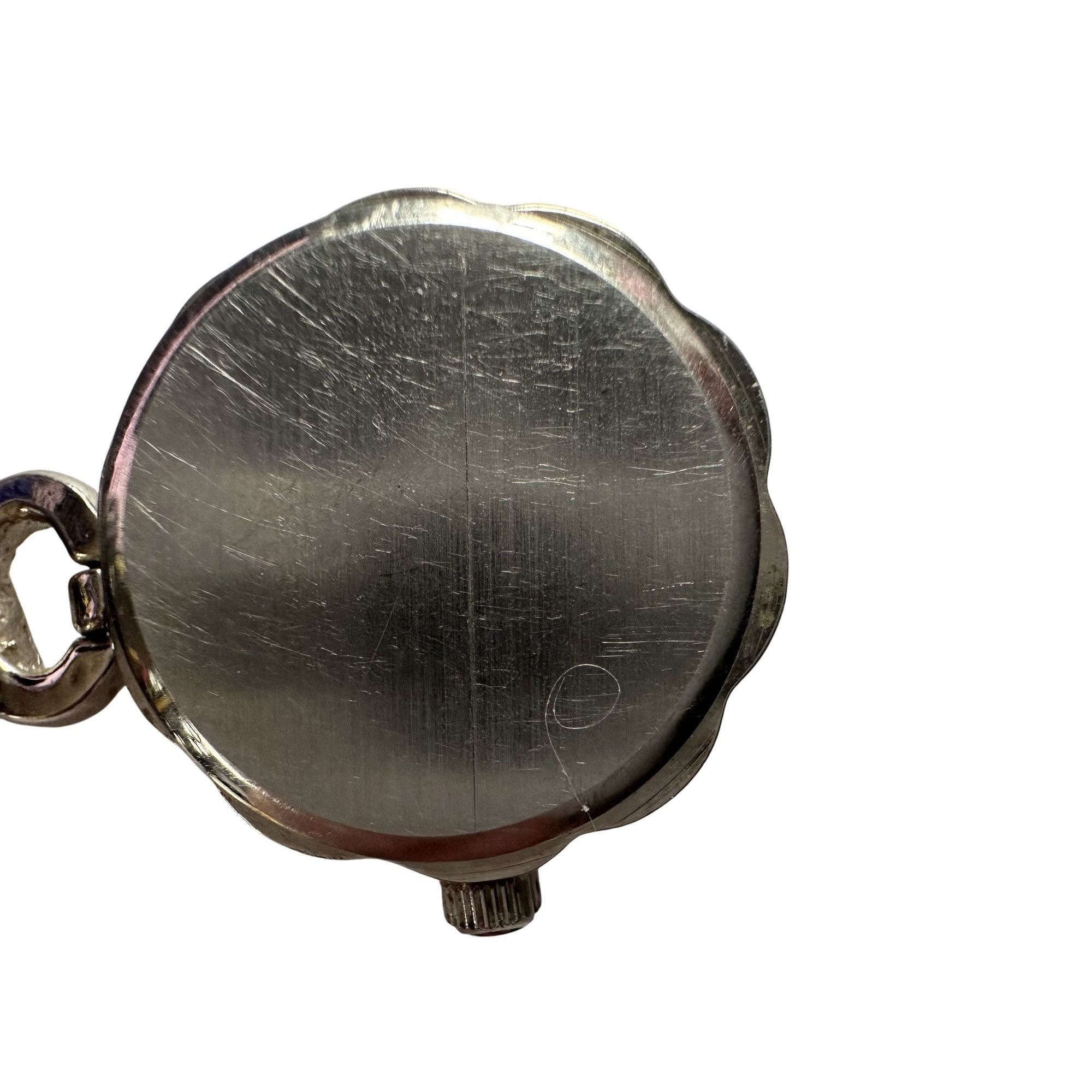Other Vintage Silver Tone OnTime Quartz Japan Movt Lapel Brooch Wa Size ONE SIZE - 7 Thumbnail