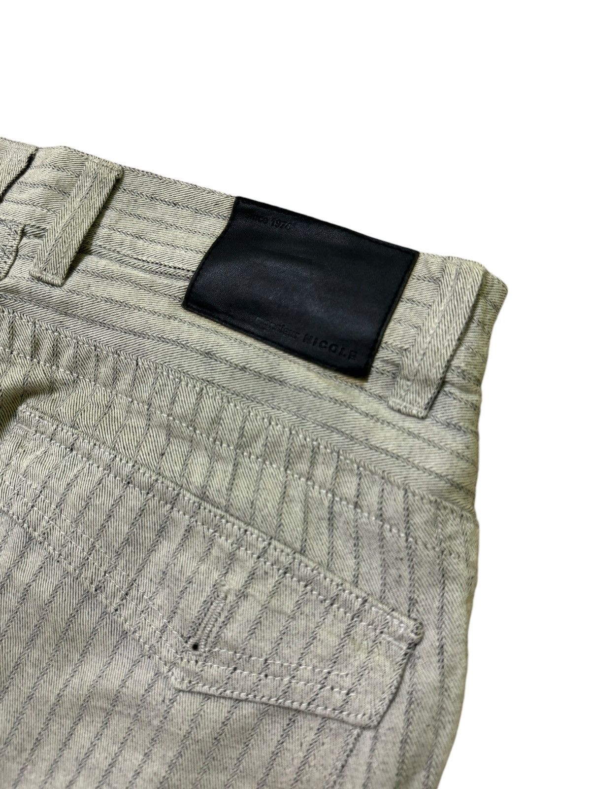 Japanese Brand × Matsuda × Vintage Vintage MONSIEUR NICOLE Hickory Pinstriped Pant Size US 32 / EU 48 - 12 Thumbnail