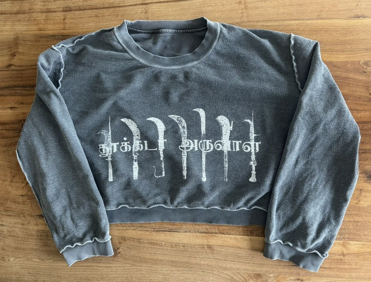 Sangiev Reversible Cropped Aruvaal Sweatshirt