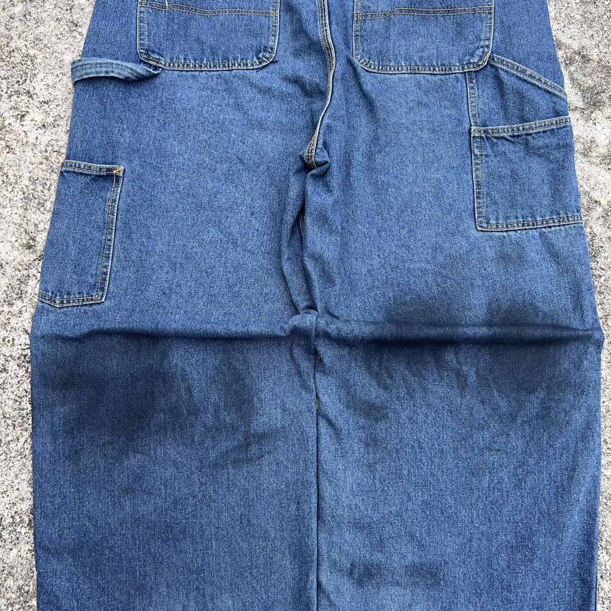 Japanese Brand “y2k style” PAINTED CARPENTER BAGGY JEANS Size US 41 - 12 Thumbnail