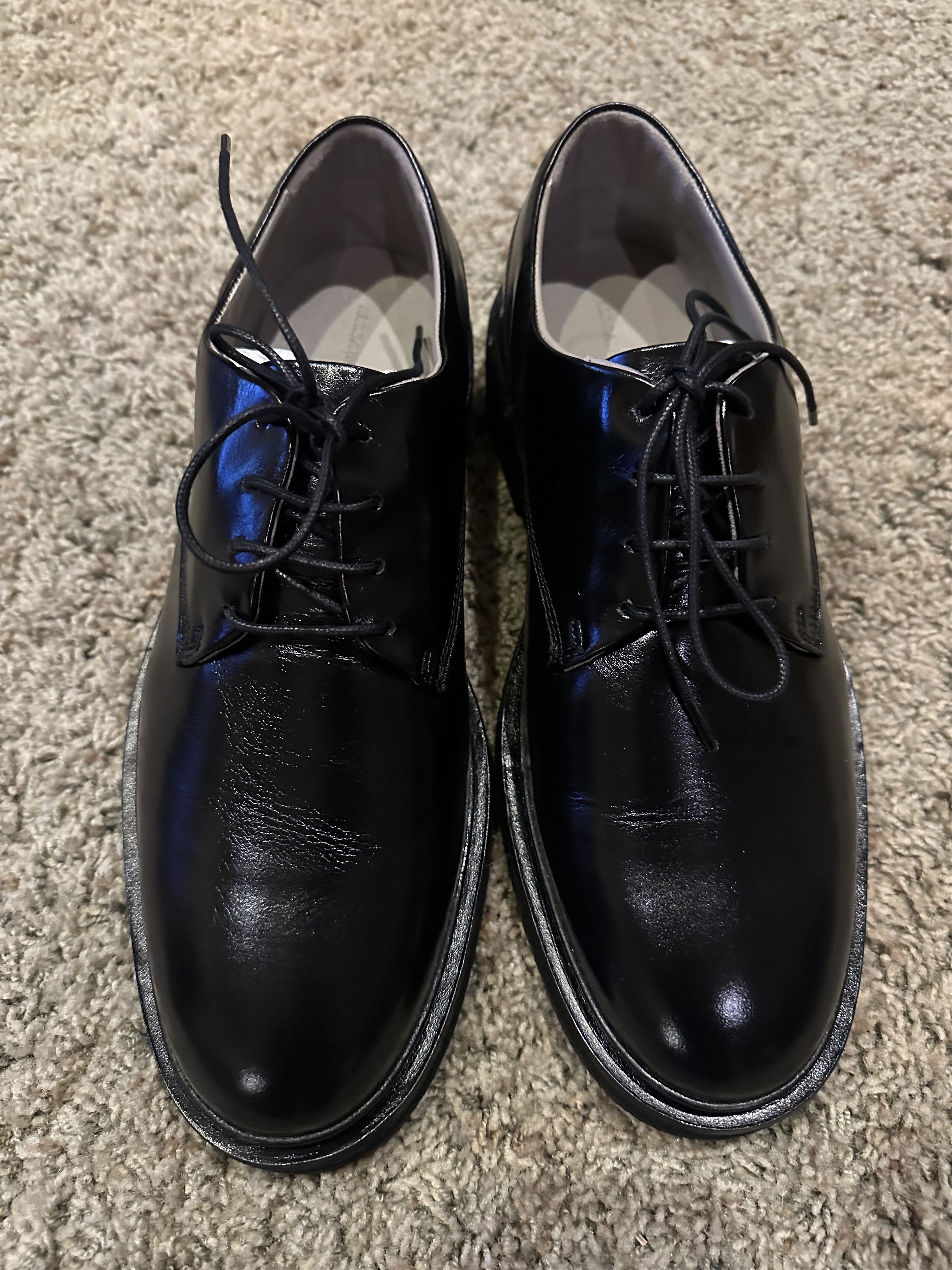 Allsaints AllSaints Escher Derby - Black Leather - 12 US / 11 UK - NEW Size US 12 / EU 45 - 3 Thumbnail