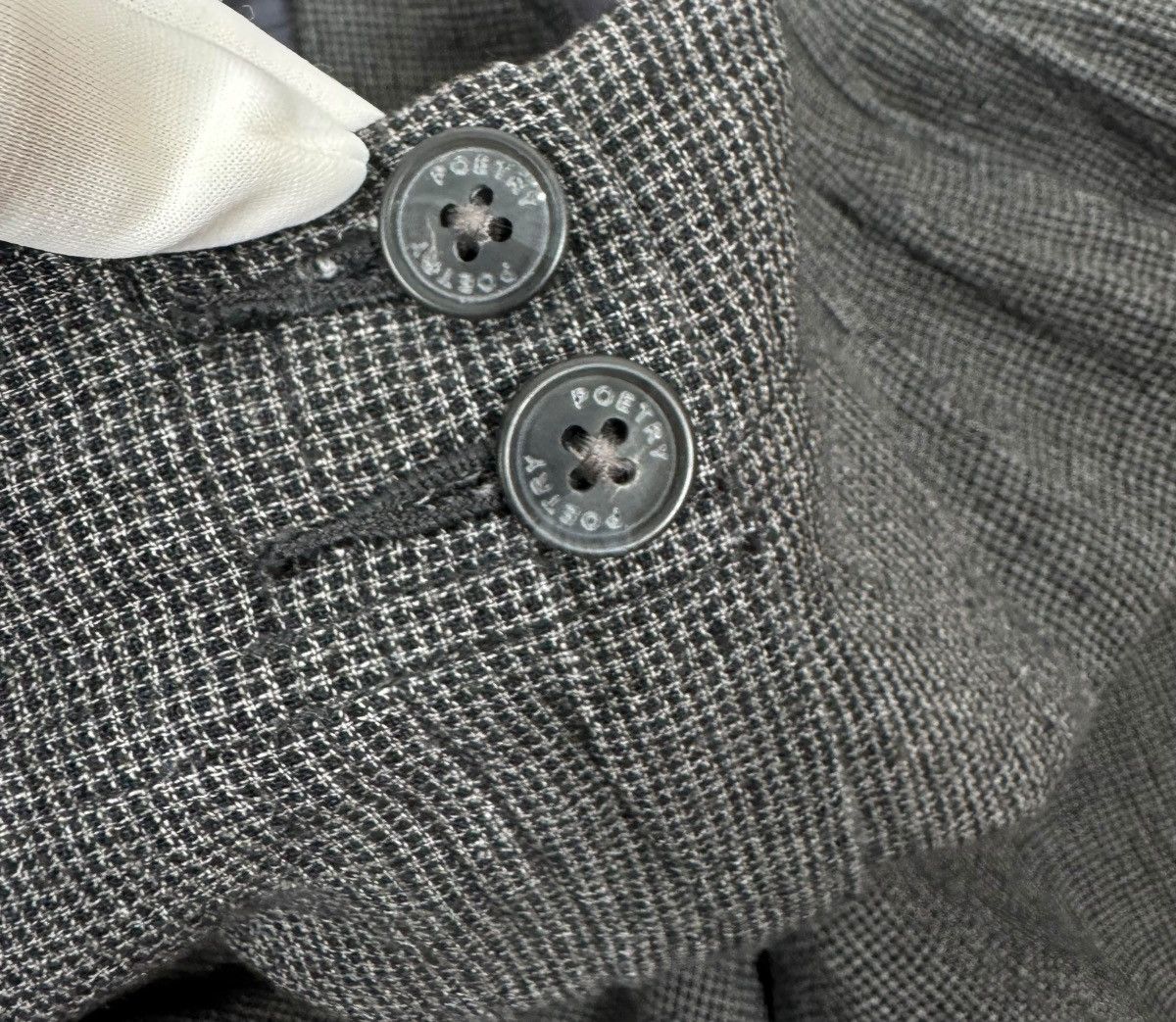 Designer Poetry Glencheck Crop Pants Tapered size US10 UK14 Size 32" / US 10 / IT 46 - 13 Thumbnail