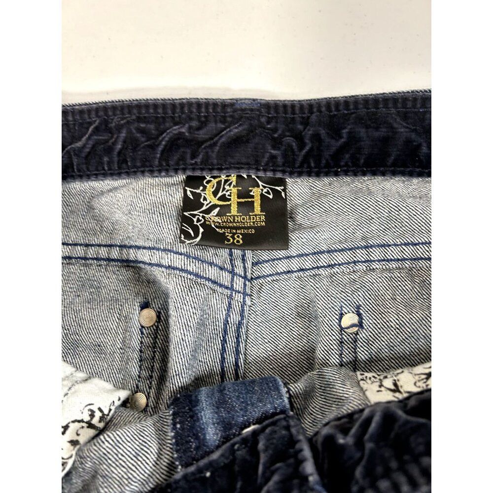 JNCO × Southpole × Vintage Vintage 90s Crown Holder Imperial Brand Baggy Skater Flame Size US 38 / EU 54 - 2 Thumbnail