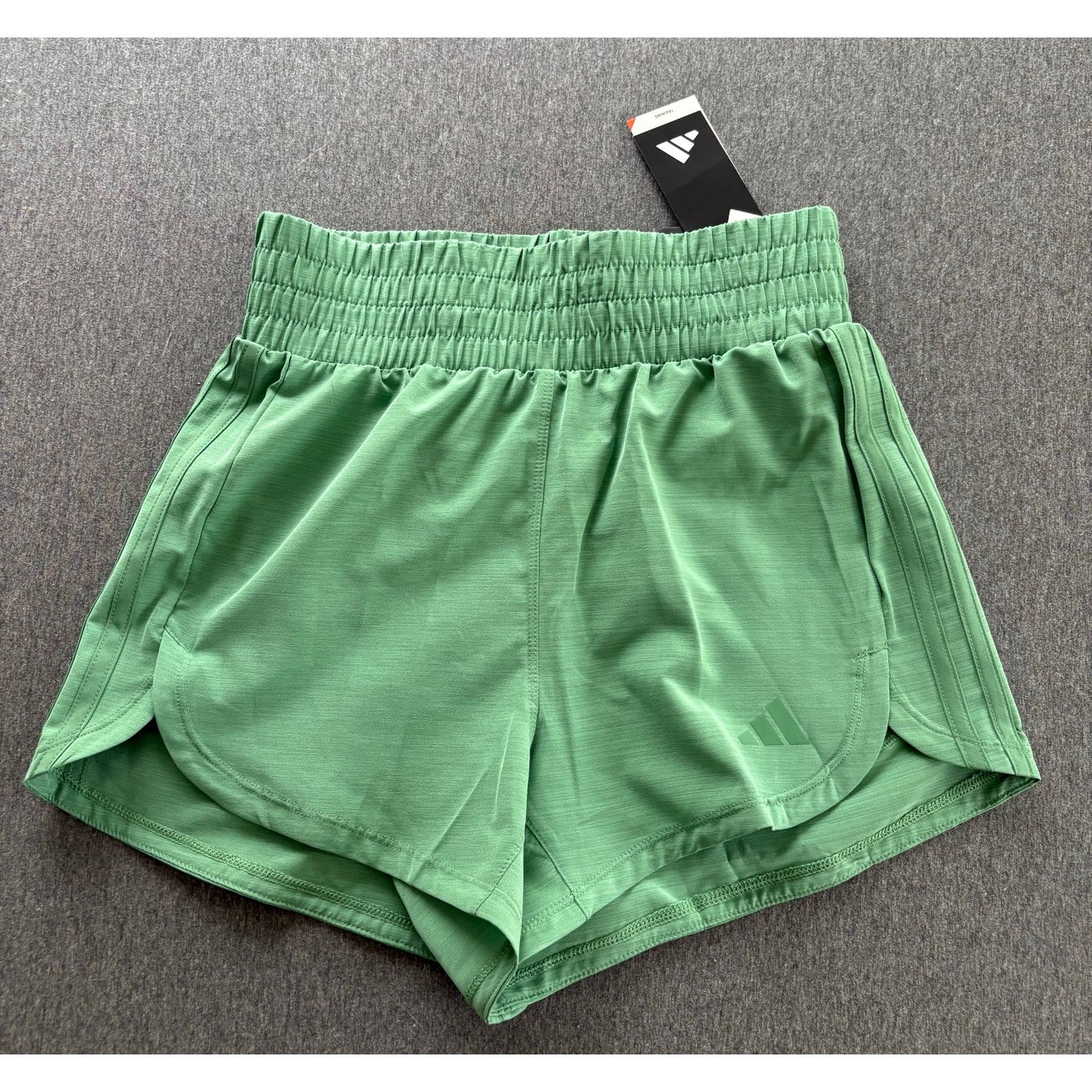 Adidas adidas | 3-Stripe High Rise Pacer Running Shorts | NWT | 2XS Size 22" - 1 Thumbnail