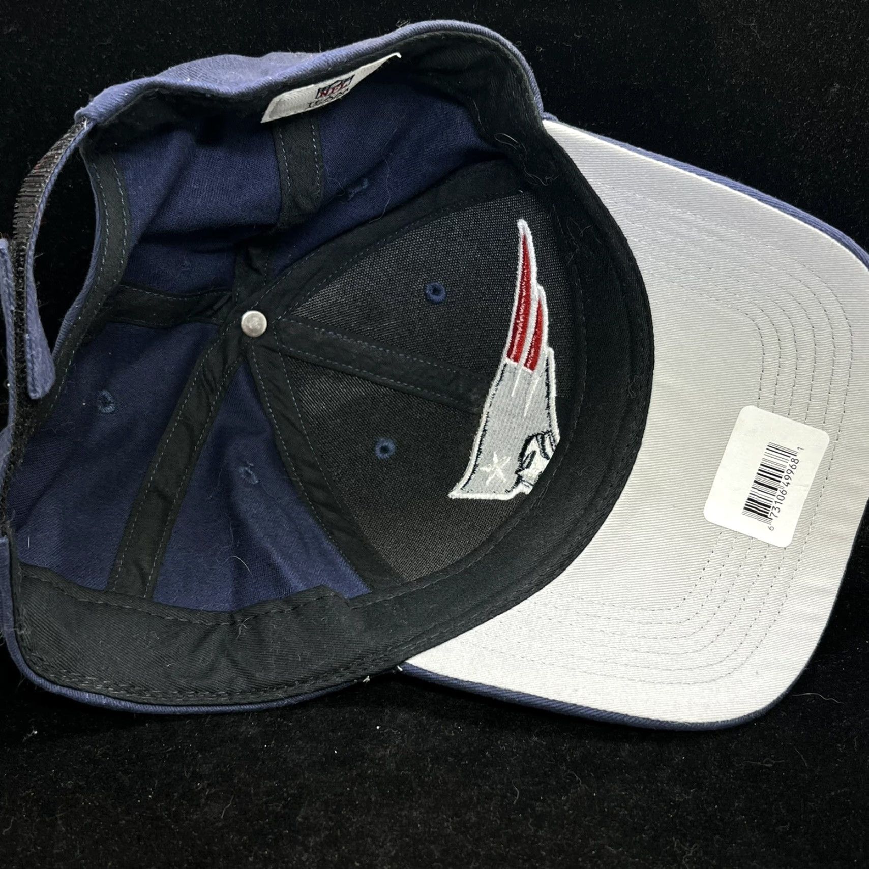 NFL NFL Team New England Patriots Blue Logo Adjustable One Size Hat Baseball Cap Size ONE SIZE - 5 Thumbnail