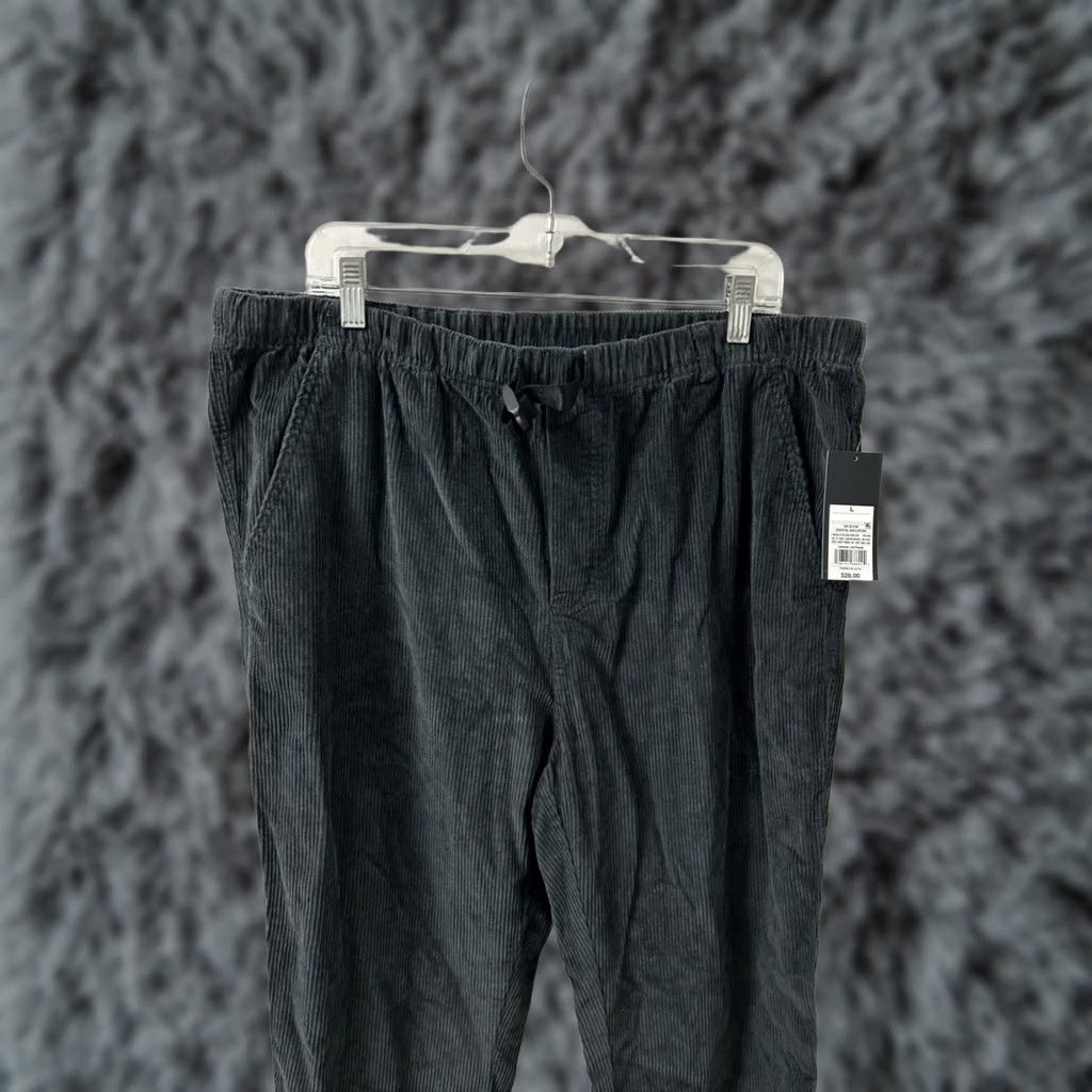 Vintage VINTAGE Original Use Corduroy Pants Mens Large Gray Elastic Waist Drawstring NWT Size US 33 - 1 Thumbnail