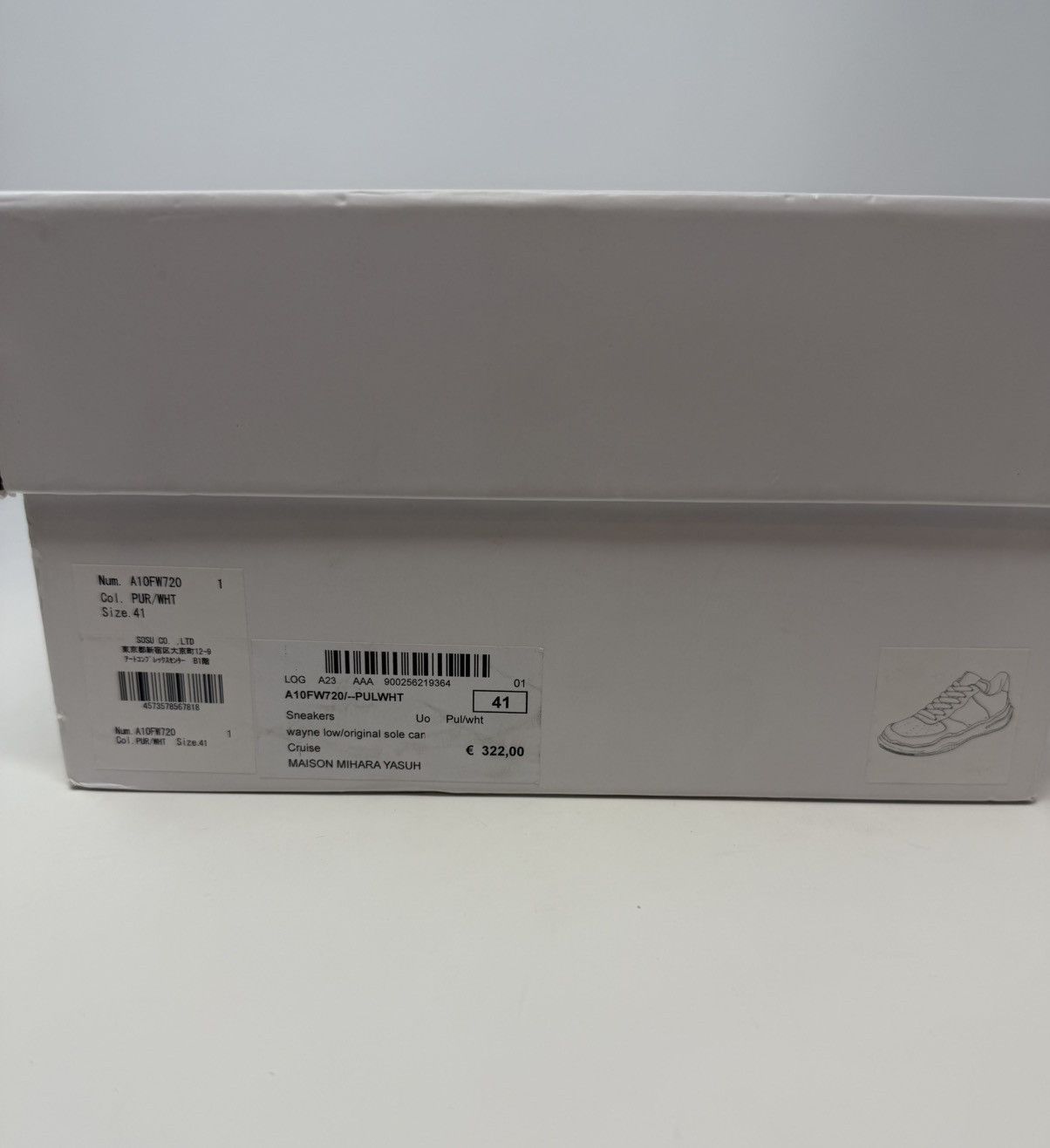 Maison MIHARA YASUHIRO Maison Mihara Yasuhiro Wayne OG Sole Sneaker Purple/White Size US 8 / EU 41 - 10 Thumbnail