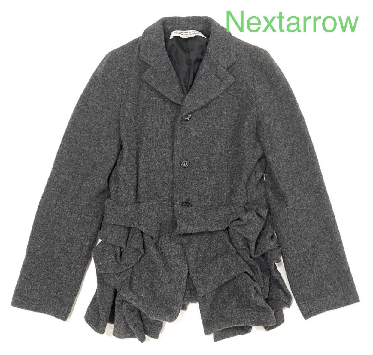 Comme Des Garcons Deformable pleated suit jacket