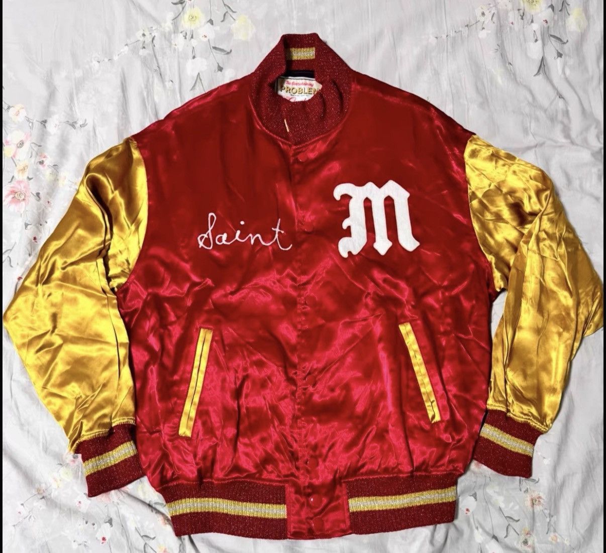 Saint Michael Saint Michael 23SS Yokosuka Embroidered Baseball Jacket Size US L / EU 52-54 / 3 - 1 Thumbnail