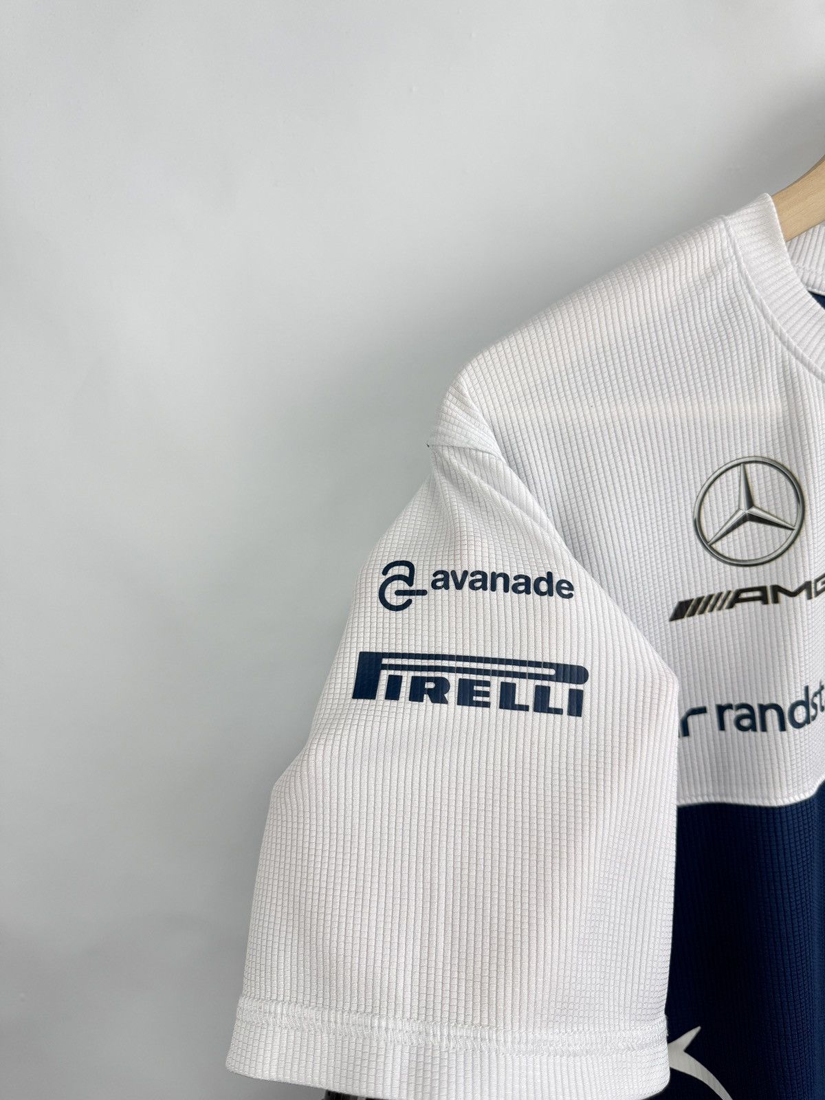 Hackett 🇬🇧 Hackett Williams Martini Racing Mercedes Jersey F1 Rare Size US L / EU 52-54 / 3 - 6 Thumbnail