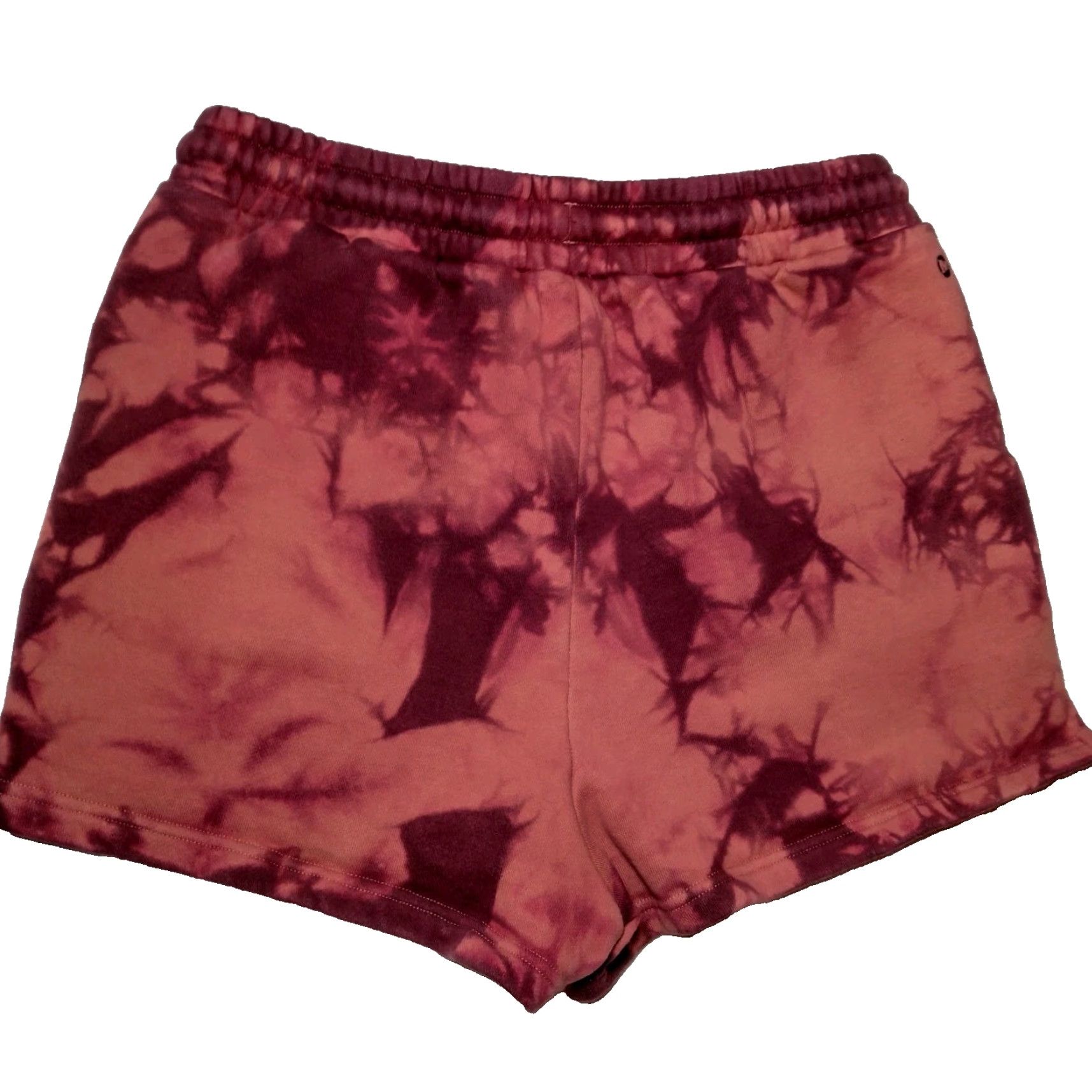 Merrell VINTAGE Merrell Women's Athletic Shorts Knit Tie Dye Burgundy M Casual Activewear Athleisure Size 32" / US 10 / IT 46 - 3 Thumbnail