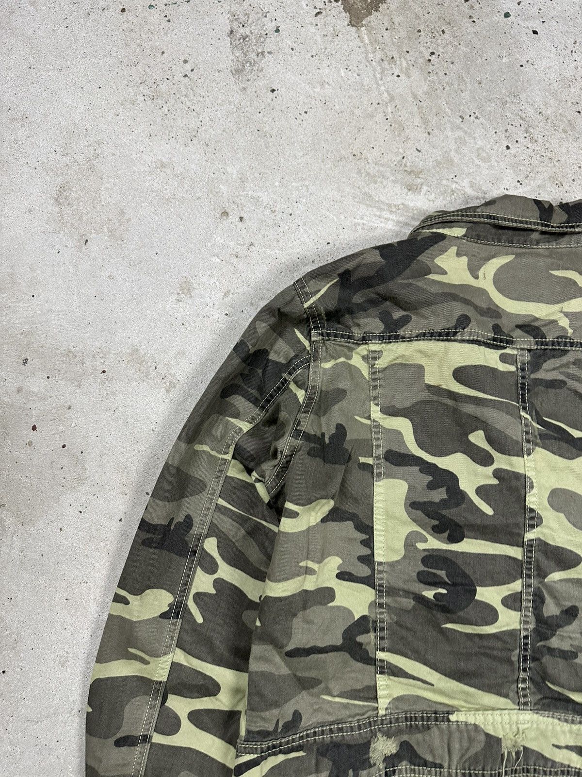 Other Vintage Y2K Camo Asymmetrical Moto Biker Reworked Jacket Size US S / EU 44-46 / 1 - 15 Thumbnail