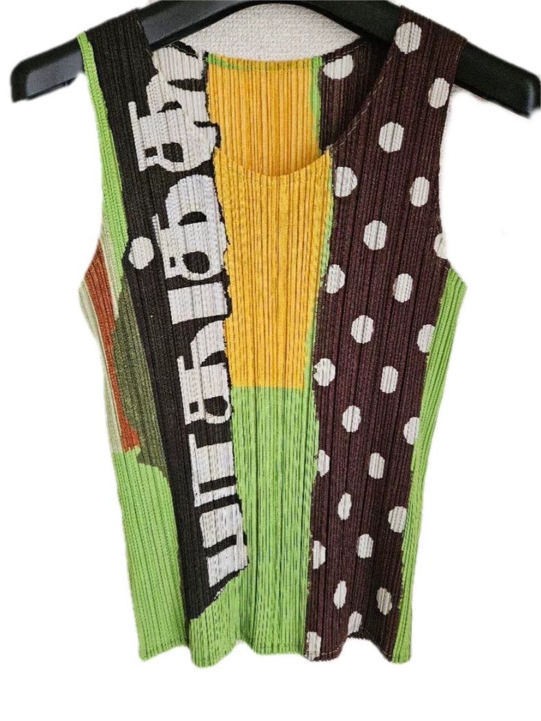 Issey Miyake issey miyake size:3 Polka dot letter vest 2506-Nextarrow Size XXS / US 00 / IT 34 - 1 Thumbnail