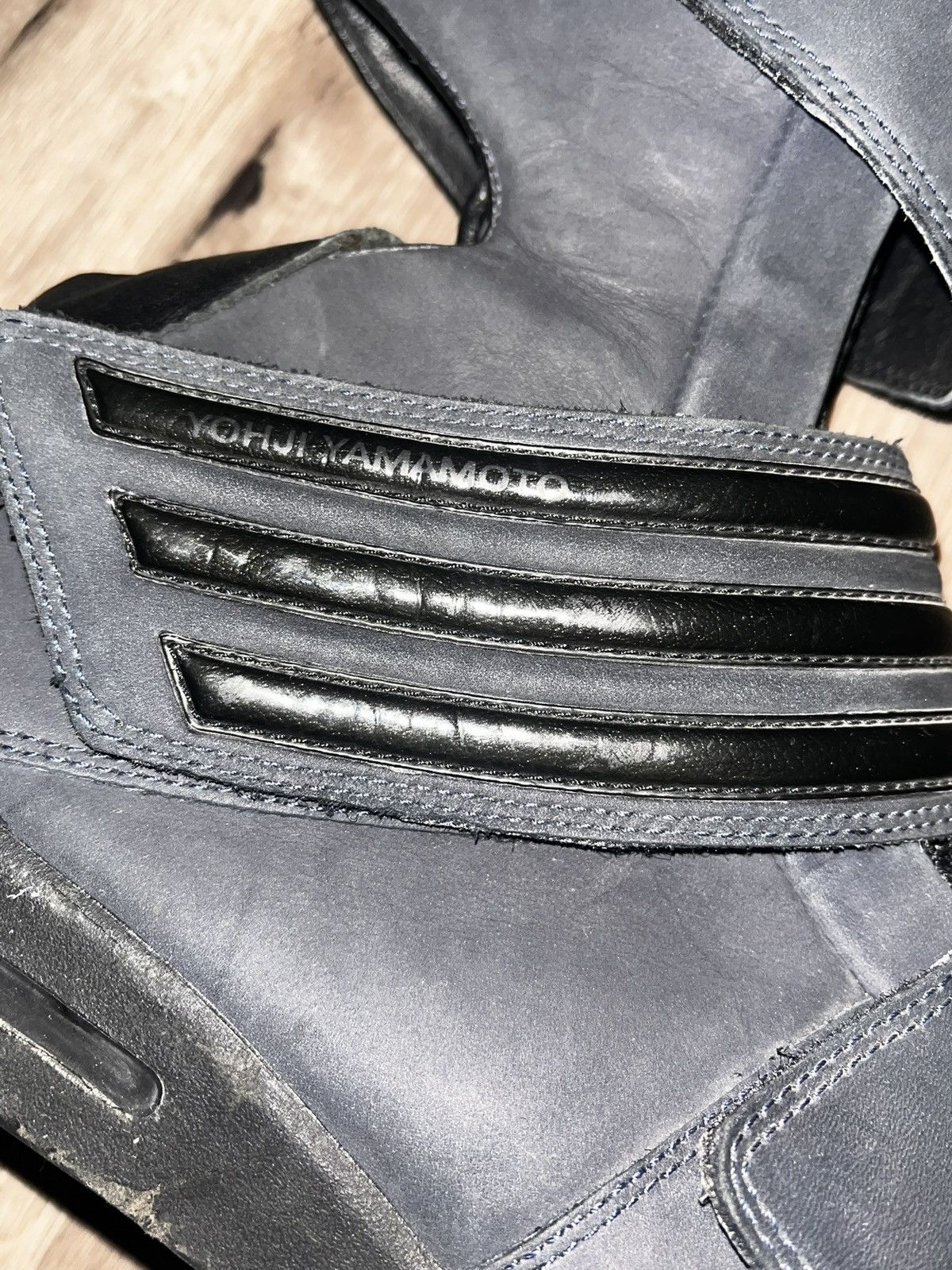 Y-3 Y-3 SS2003 Black Velcro Boots (Runway) Size US 11.5 / EU 44-45 - 5 Thumbnail