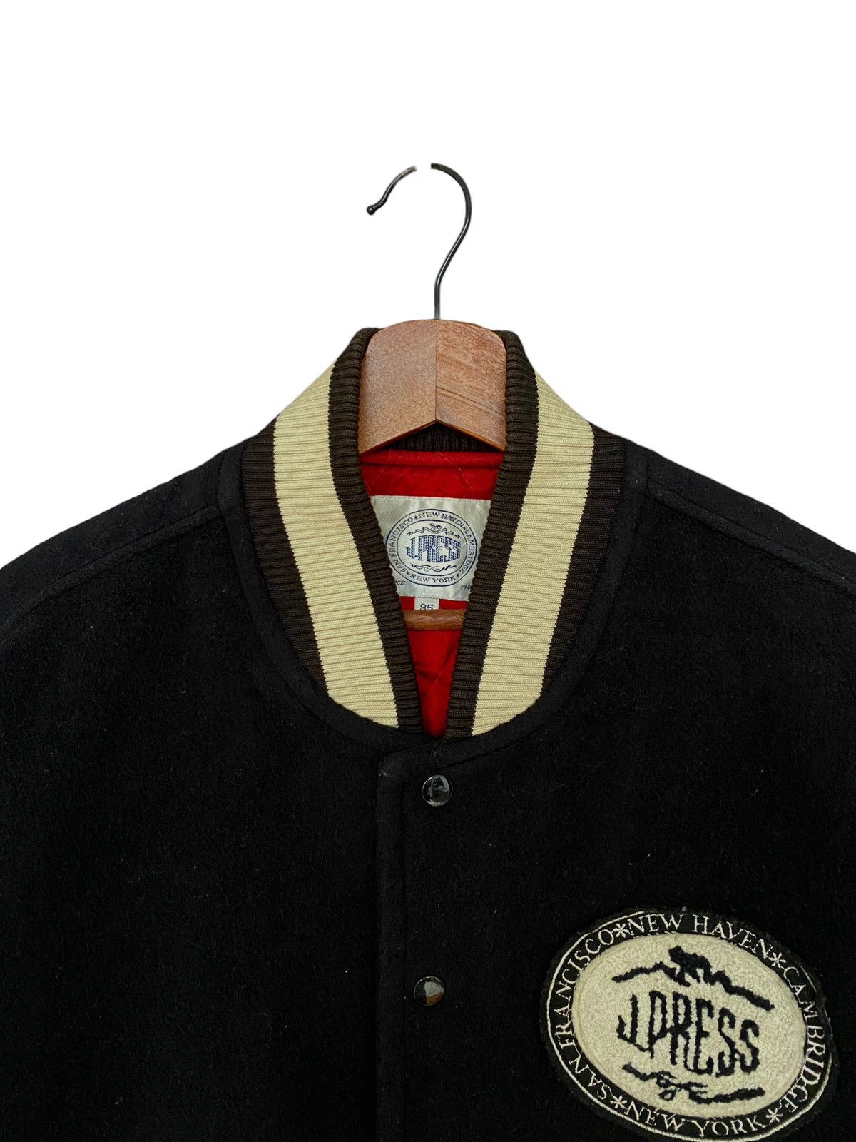 Japanese Brand × Vintage Vintage Japanese Brand J Squeeze Varsity Jacket 1990s Size US L / EU 52-54 / 3 - 5 Thumbnail