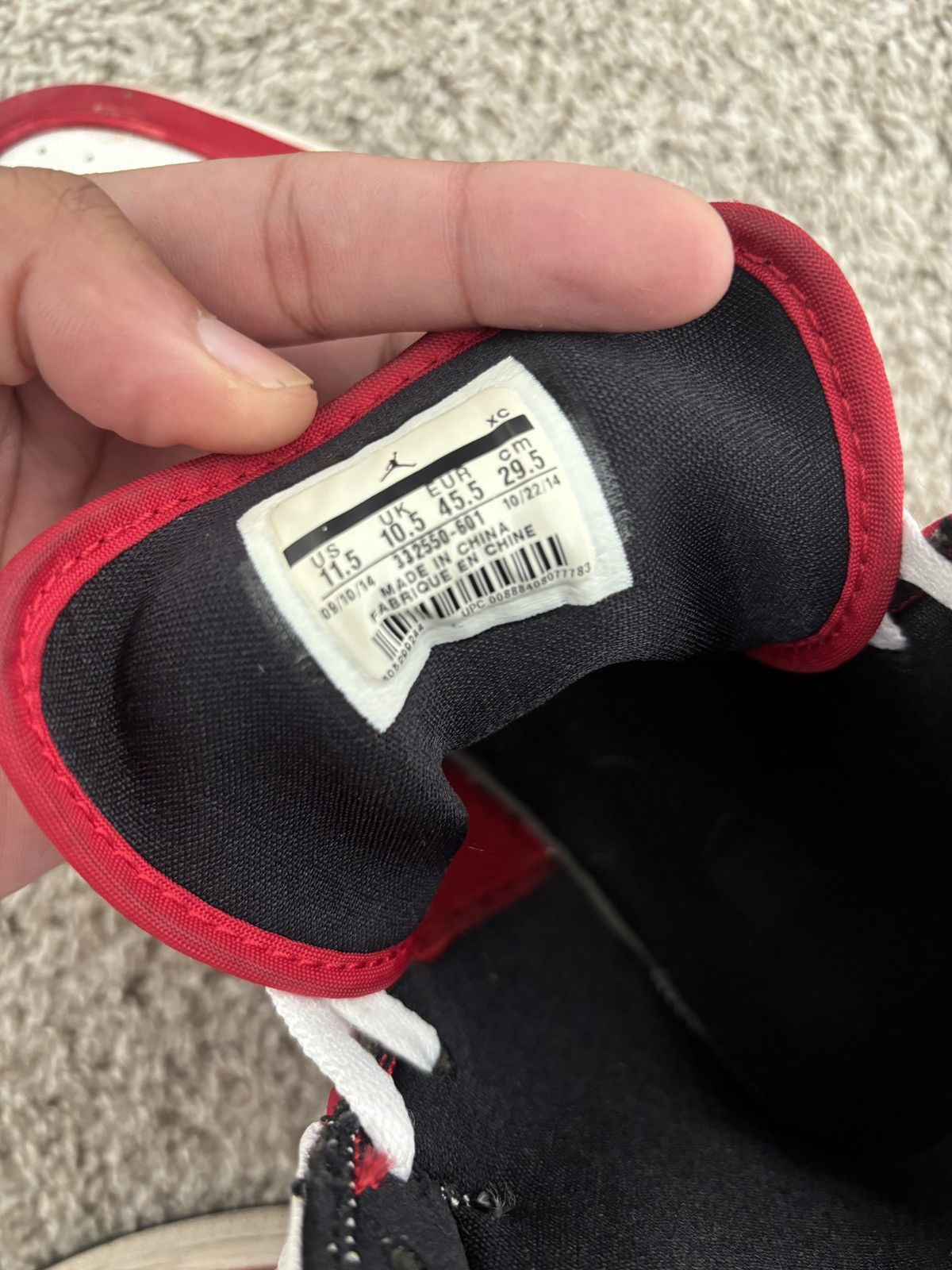 Jordan Brand × Nike Jordan 1 Retro Blake Griffin PE Size US 11.5 / EU 44-45 - 6 Thumbnail