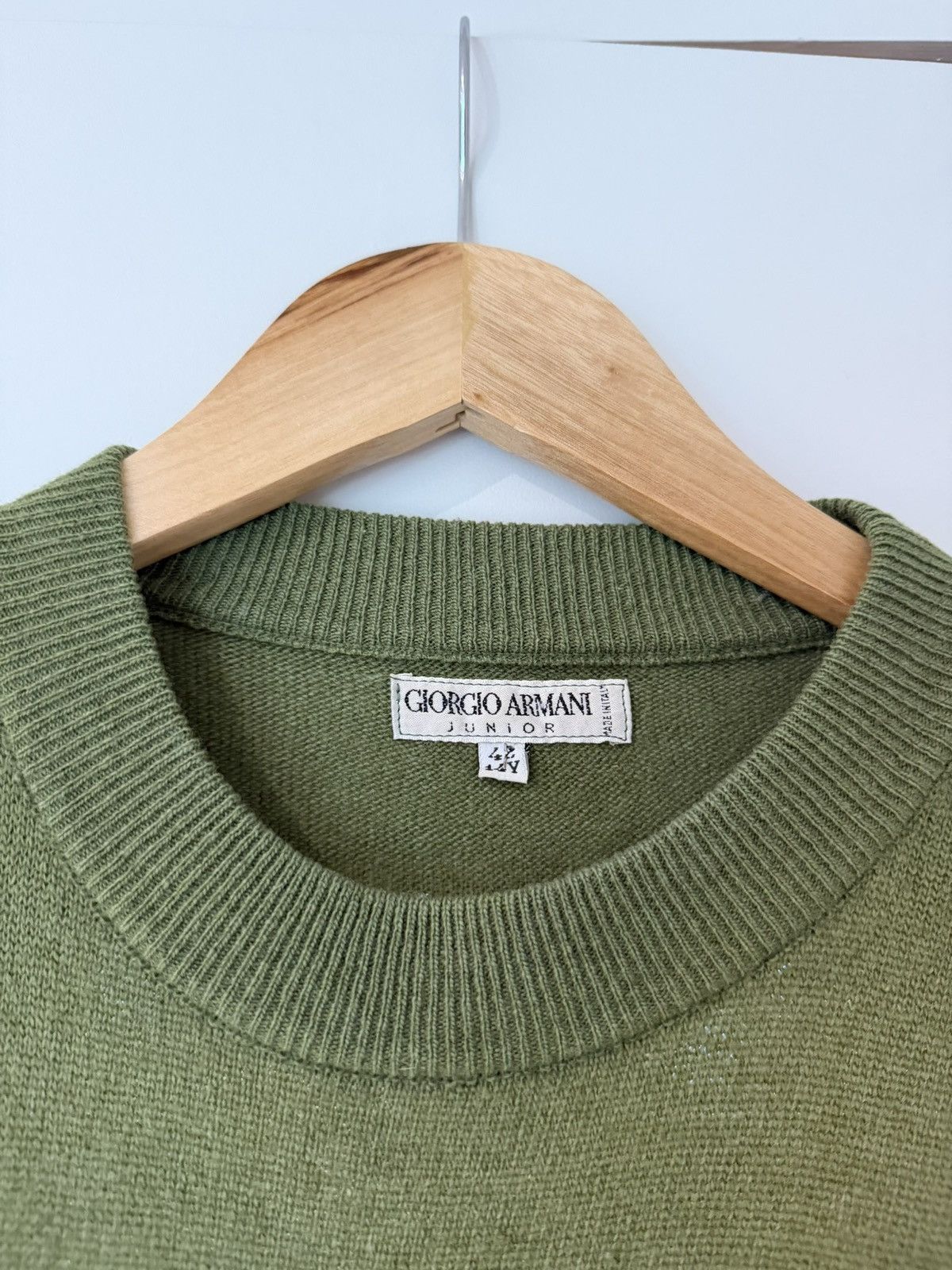 Giorgio Armani GIORGIO ARMANI SLEEVELESS KNIT GREEN Size US M / EU 48-50 / 2 - 3 Thumbnail