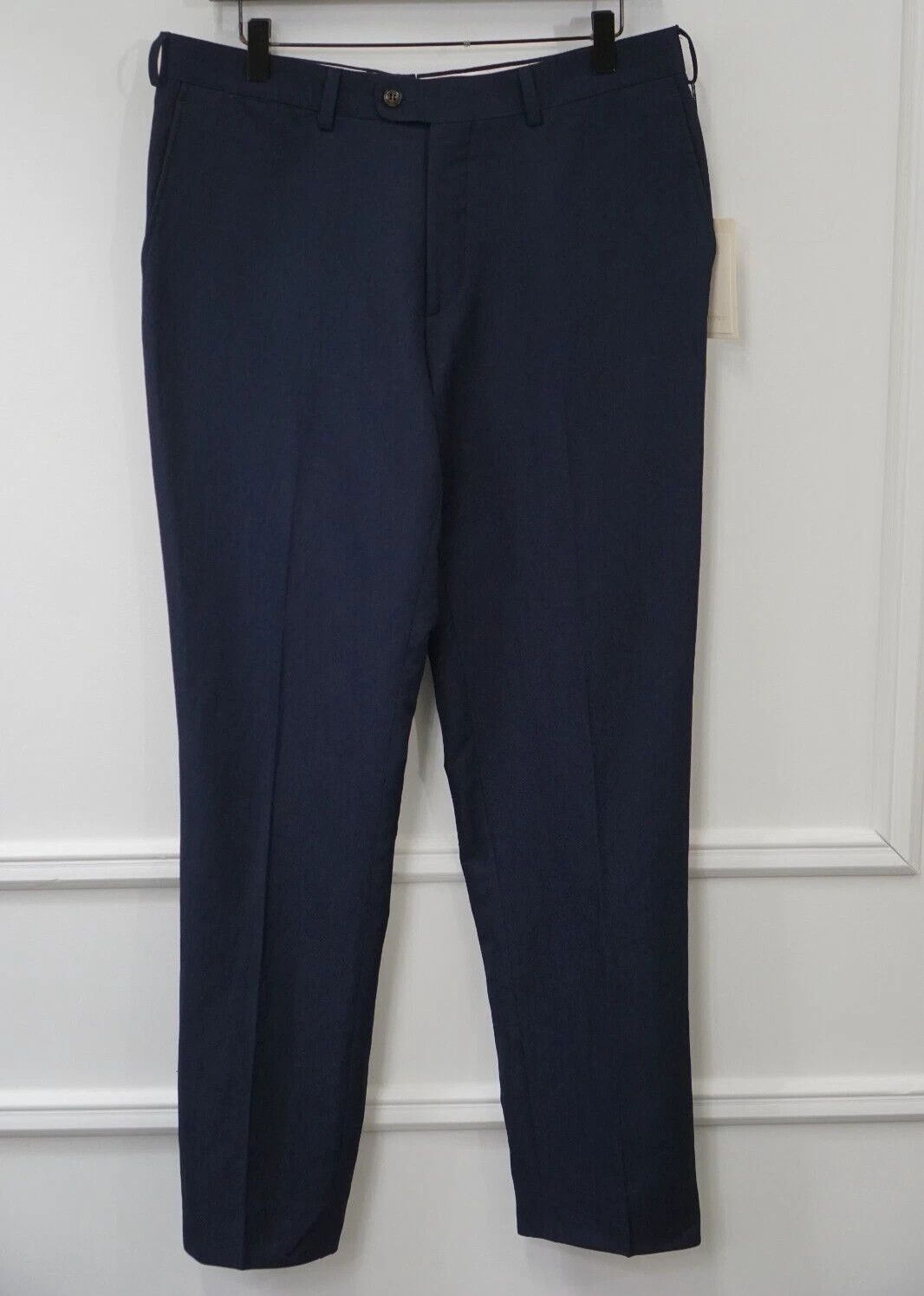 Suitsupply Men Suitsupply Trousers Navy Blue Soho Size 24 UK/US38S Size 38S - 1 Thumbnail