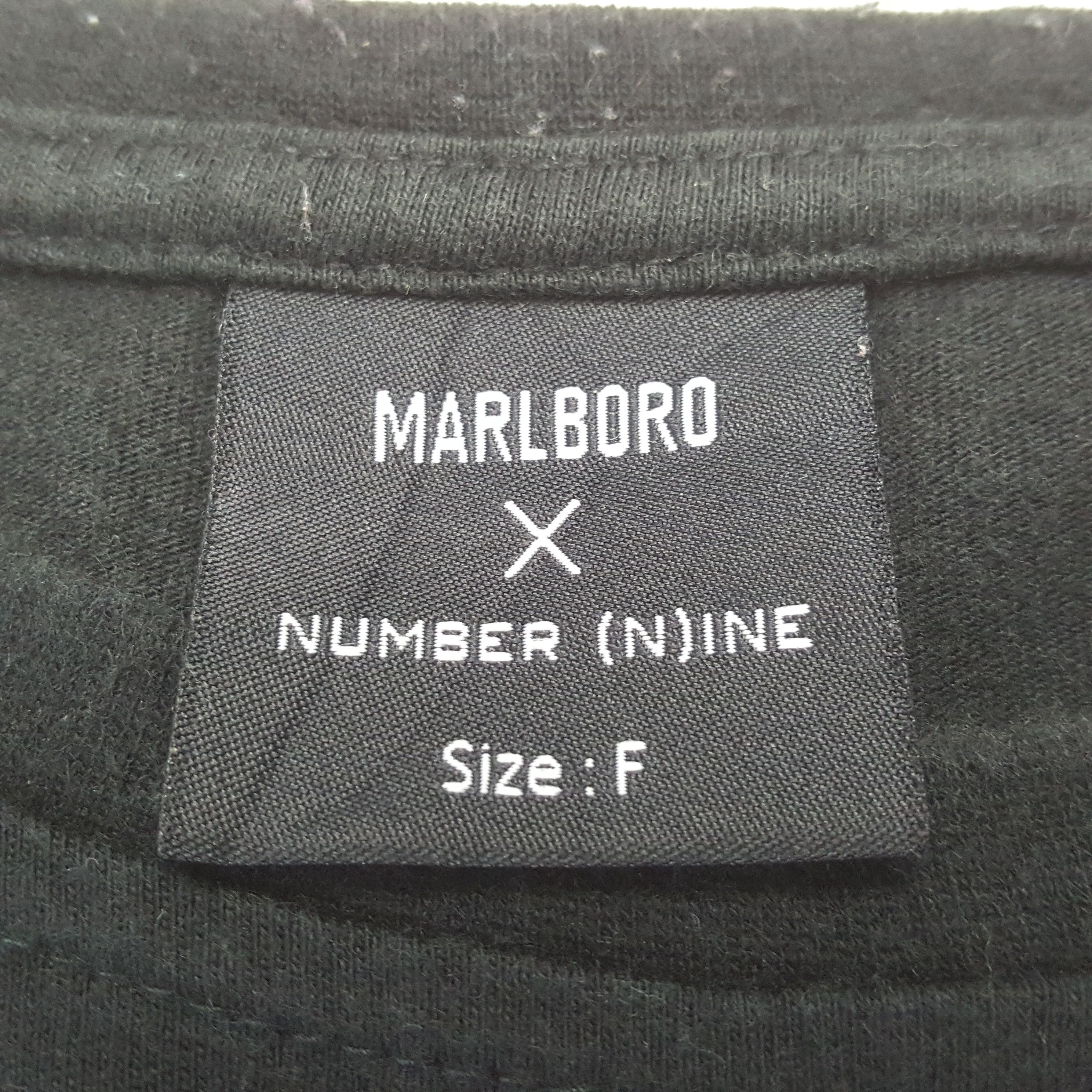 Japanese Brand × Marlboro × Number (N)ine Vintage MARLBORO x NUMBER (N)INE Japan Brand T-shirt C285N37 Size US M / EU 48-50 / 2 - 5 Thumbnail