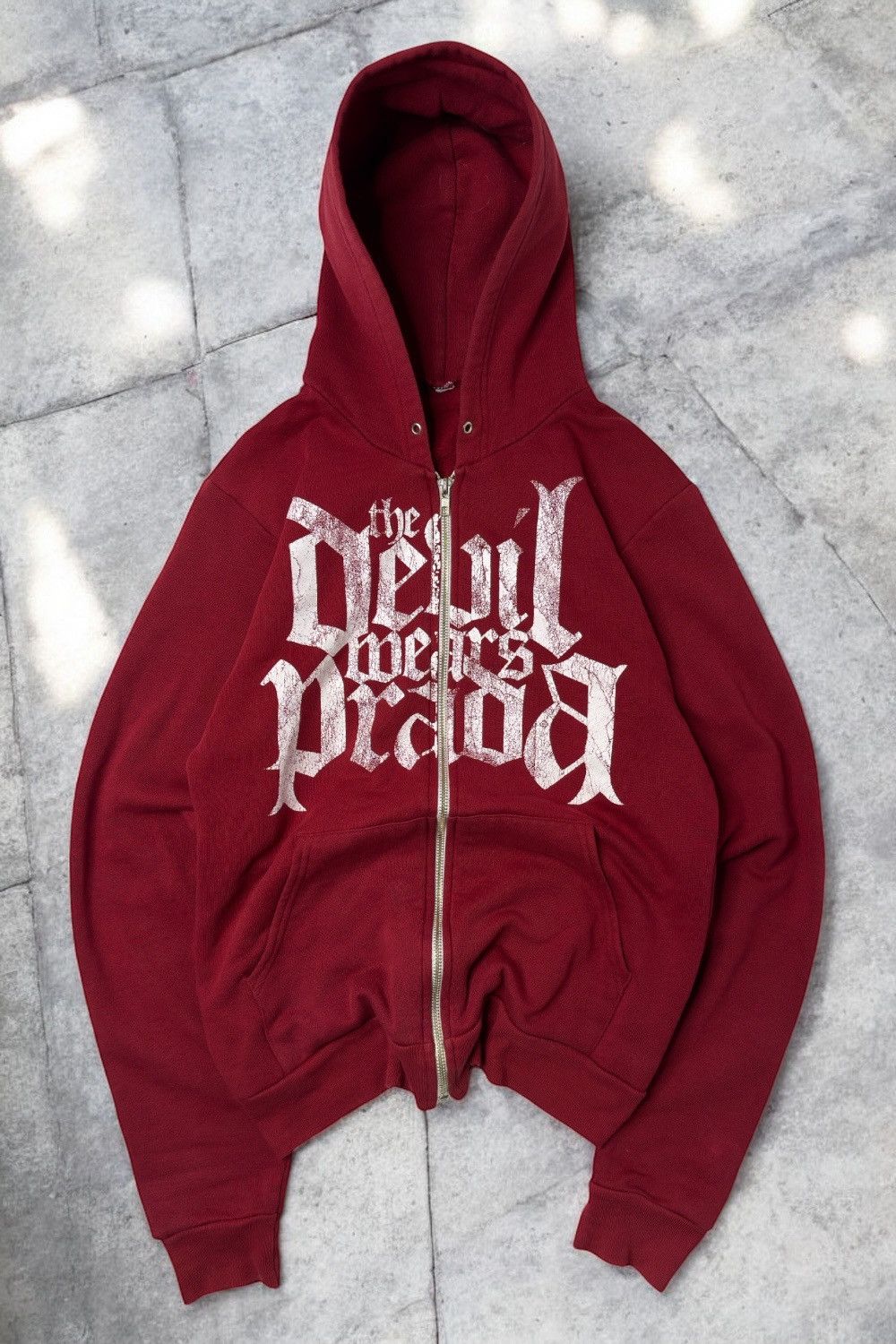 Japanese Brand Vintage rare The Devil Wears Prada zip up hoodie