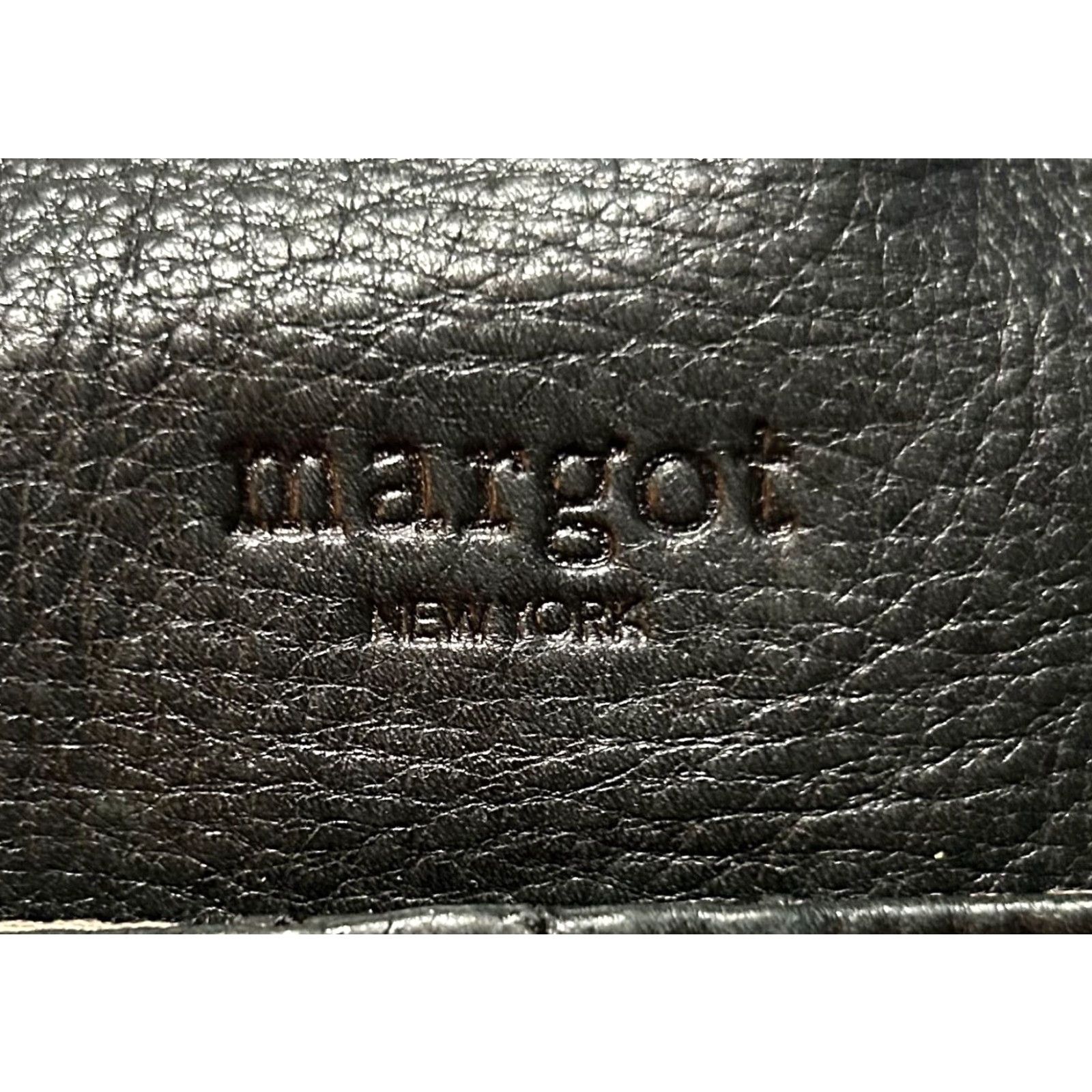 Vintage Margot New York HandBag Crossbody Purse Black Leather Women’s Shoulder Bag Crossbody Strap Adjustable Bag Charm Size ONE SIZE - 6 Thumbnail