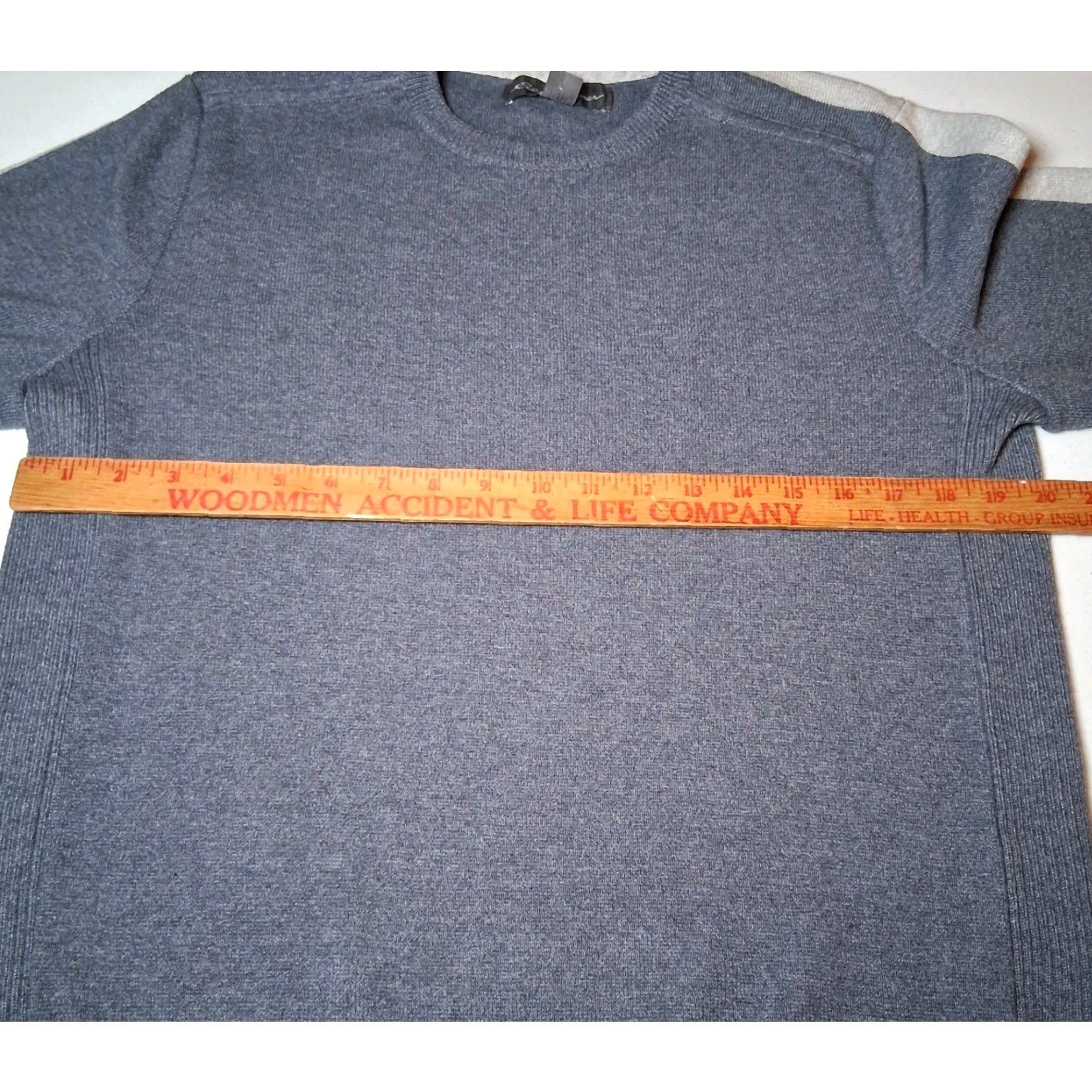 Eddie Bauer Eddie Bauer Sweater Mens Medium Blue Pullover Crew Neck Long Sleeve Knit Stripe Sleeve Classic Casual Size US M / EU 48-50 / 2 - 7 Thumbnail