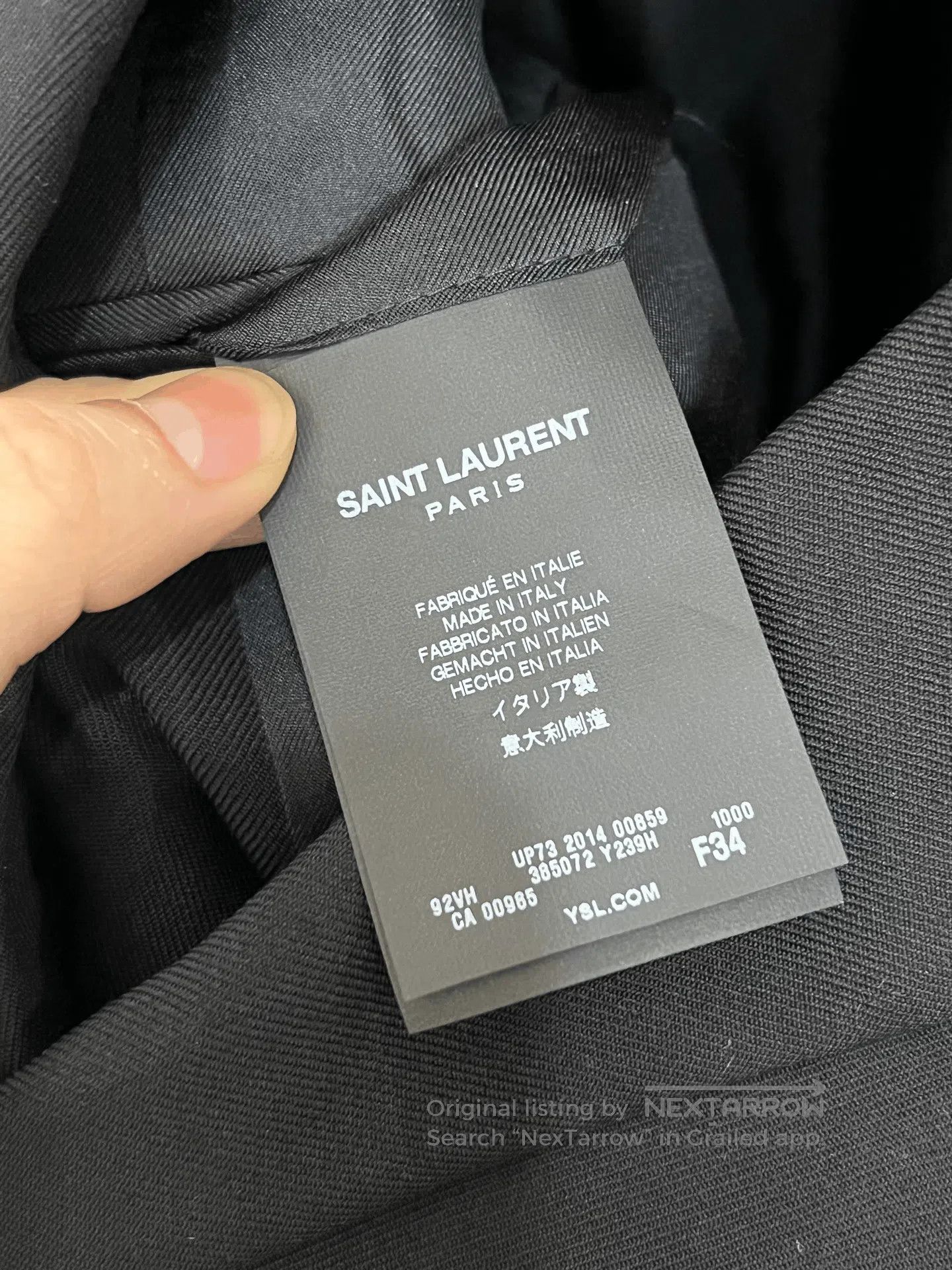 Saint Laurent Paris SLP Gold Button Suit. Size US M / EU 48-50 / 2 - 4 Thumbnail