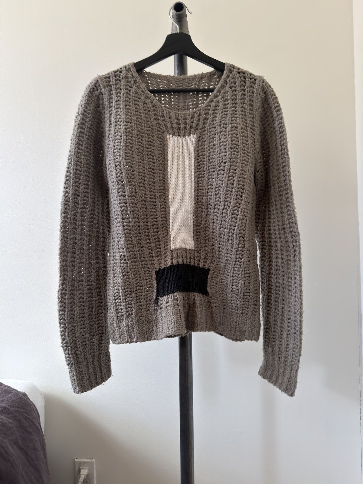 Rick Owens FW20 PERFORMA Geometric Knit Size US S / EU 44-46 / 1 - 1 Thumbnail