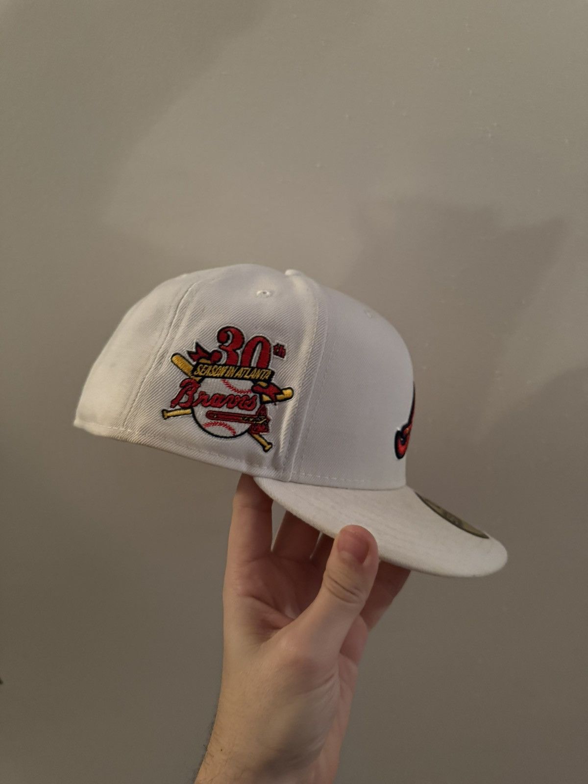 New Era Atlanta Braves Fitted Size ONE SIZE - 2 Thumbnail