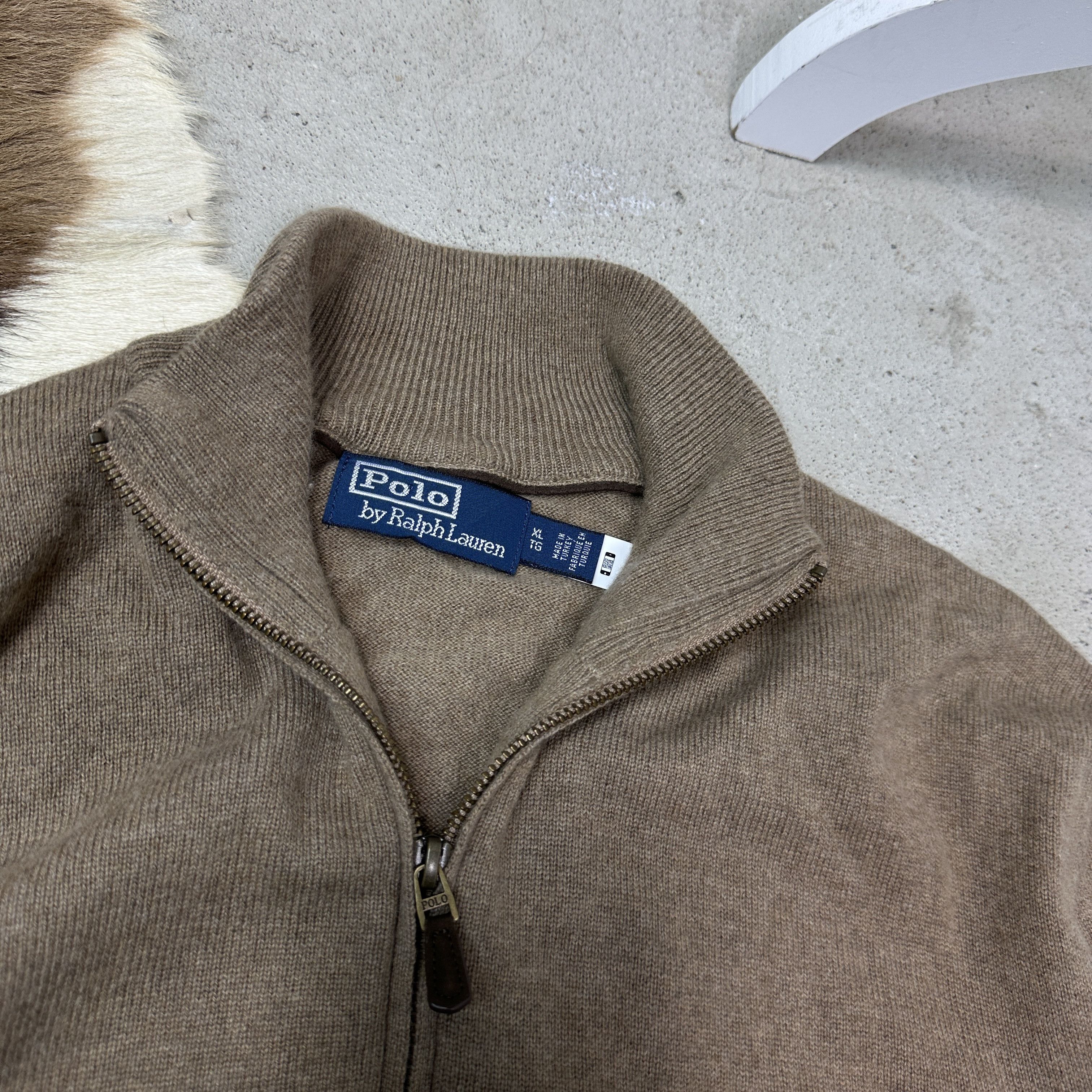 Polo Ralph Lauren Vintage Woolen Polo Ralph Lauren 1/4 Zip Sweater Y2K Size US XL / EU 56 / 4 - 2 Thumbnail